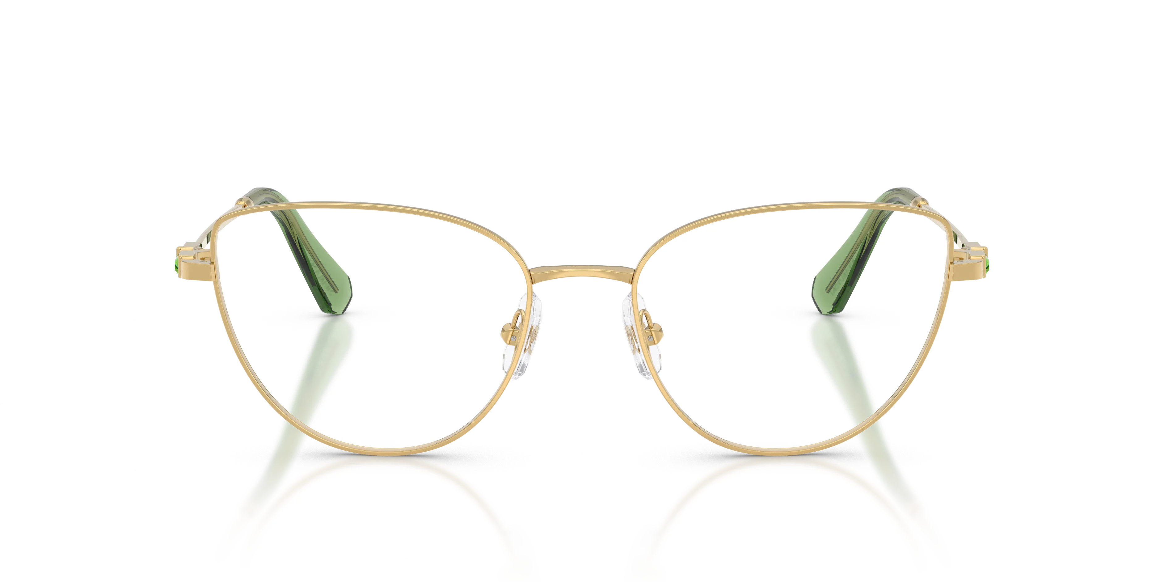 Swarovski SK1007 4017 Montature da vista Metallo Oro Cat Eye Normale - immagine 3