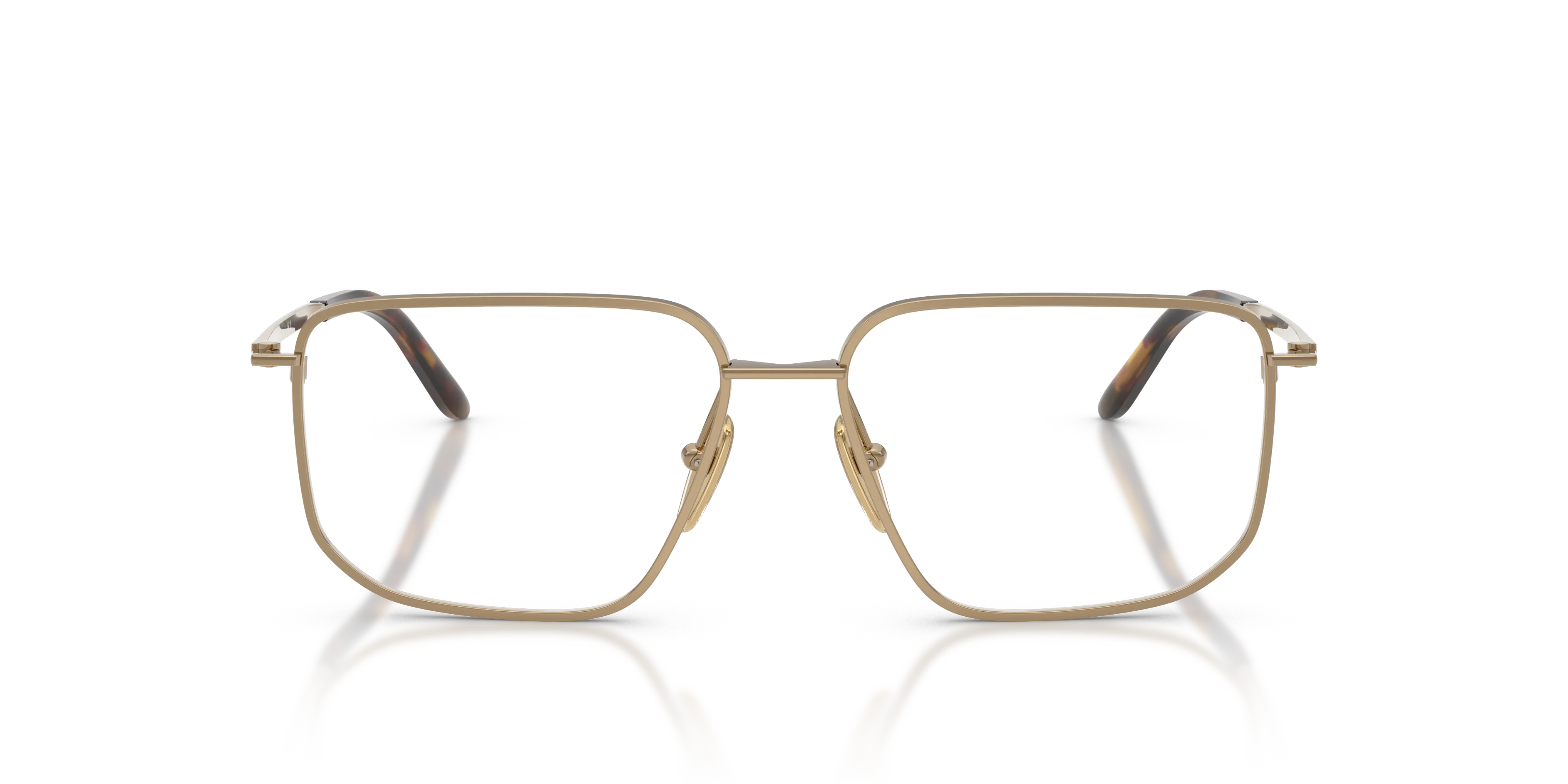 Prada PR C52V 7OE1O1 Montature da vista Metallo Marrone Squadrata Normale - immagine 3