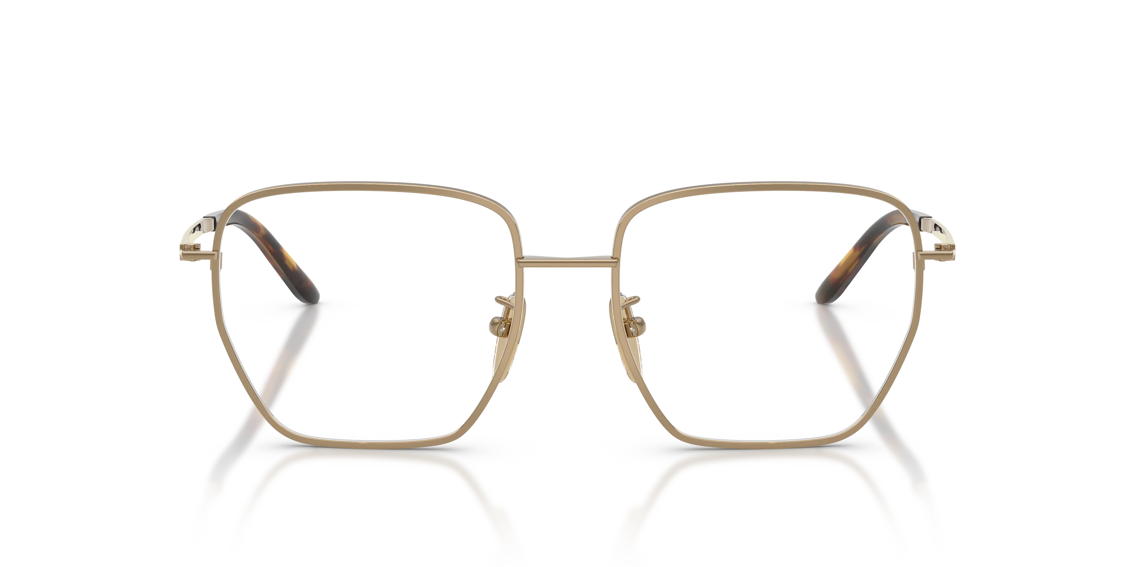 Prada PR C51VD 7OE1O1 Montature da vista Metallo Marrone Squadrata Normale - immagine 3