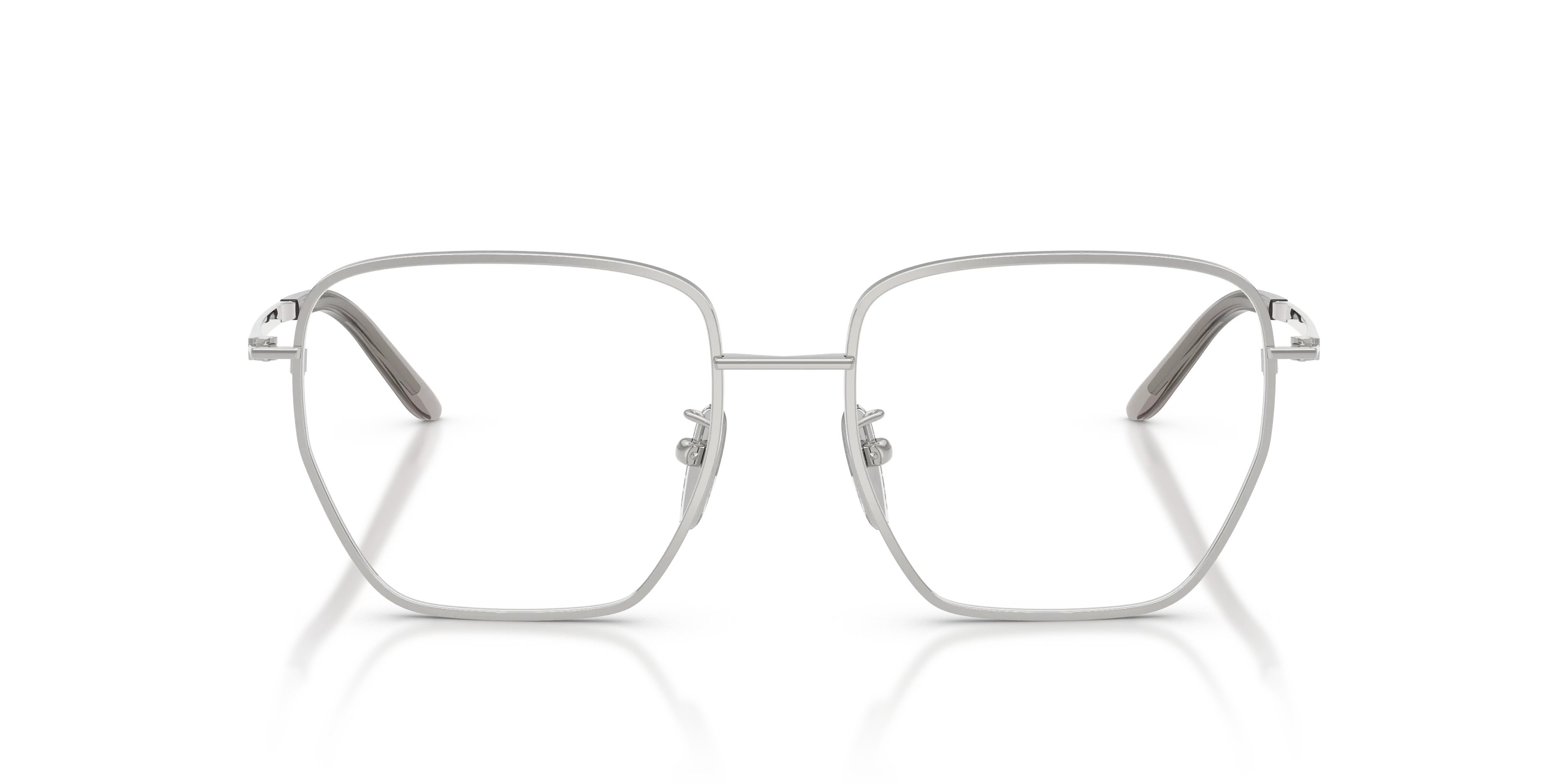Prada PR C51VD 1BC1O1 Montature da vista Metallo Argento Squadrata Normale - immagine 3