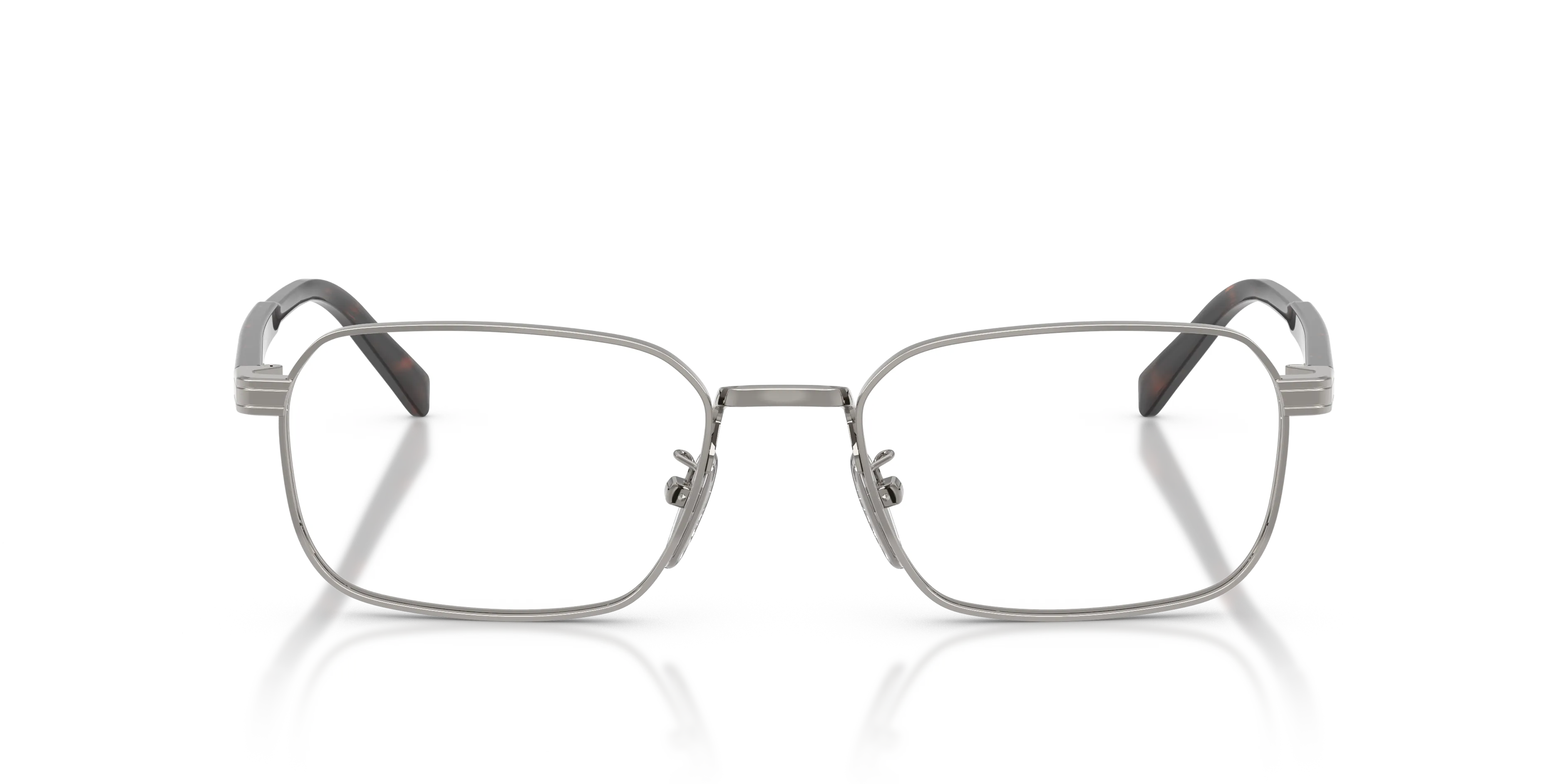 Prada PR C50VD 5AV1O1 Montature da vista Metallo Grigio Pillow Normale - immagine 3