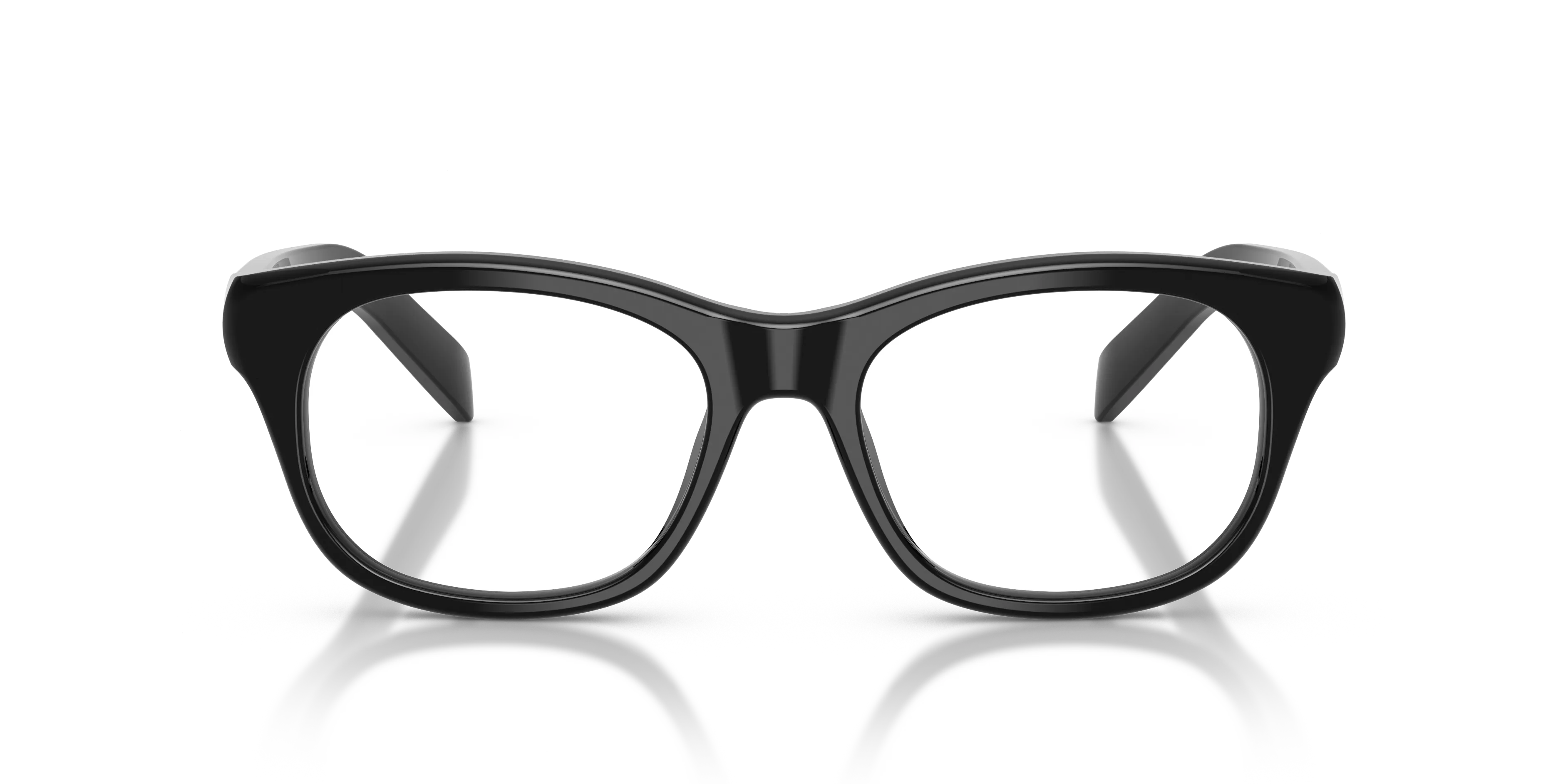 Prada PR C13V 16K1O1 Montature da vista Acetato Nero Pillow Normale - immagine 3