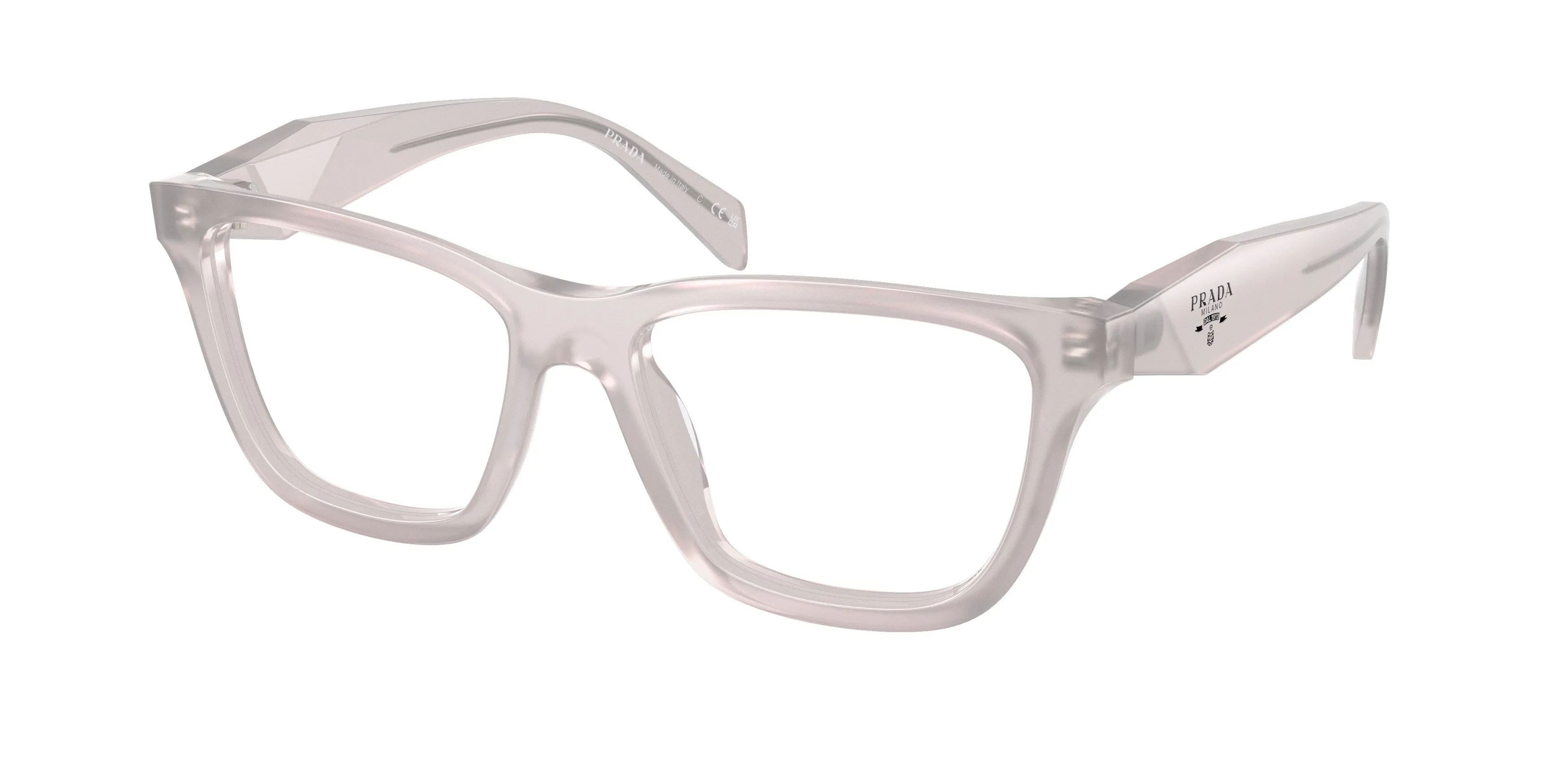 Prada PR C10V 29G1O1 Montature da vista Acetato Marrone Farfalla Normale - immagine 1