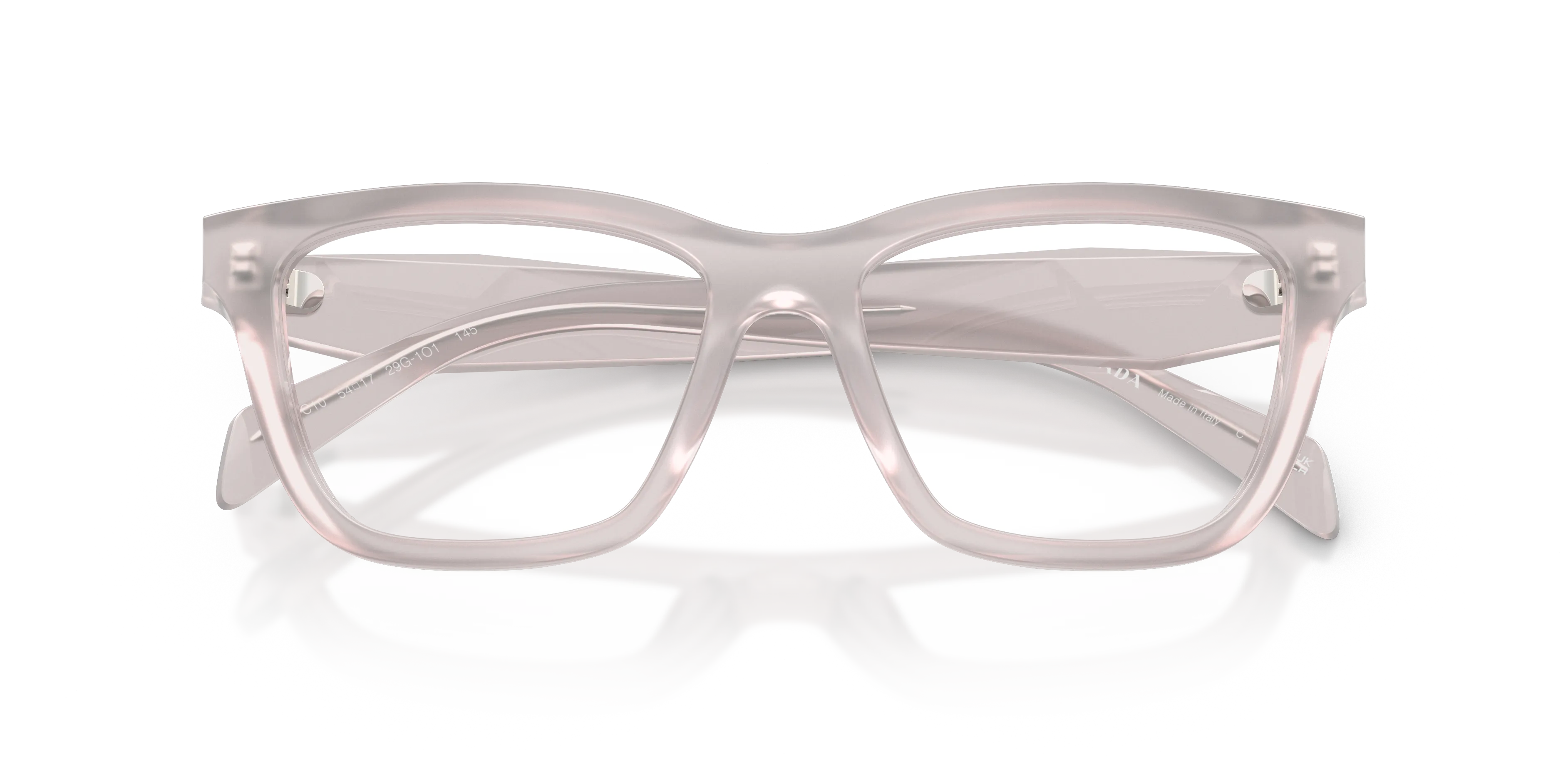 Prada PR C10V 29G1O1 Montature da vista Acetato Marrone Farfalla Normale - immagine 2