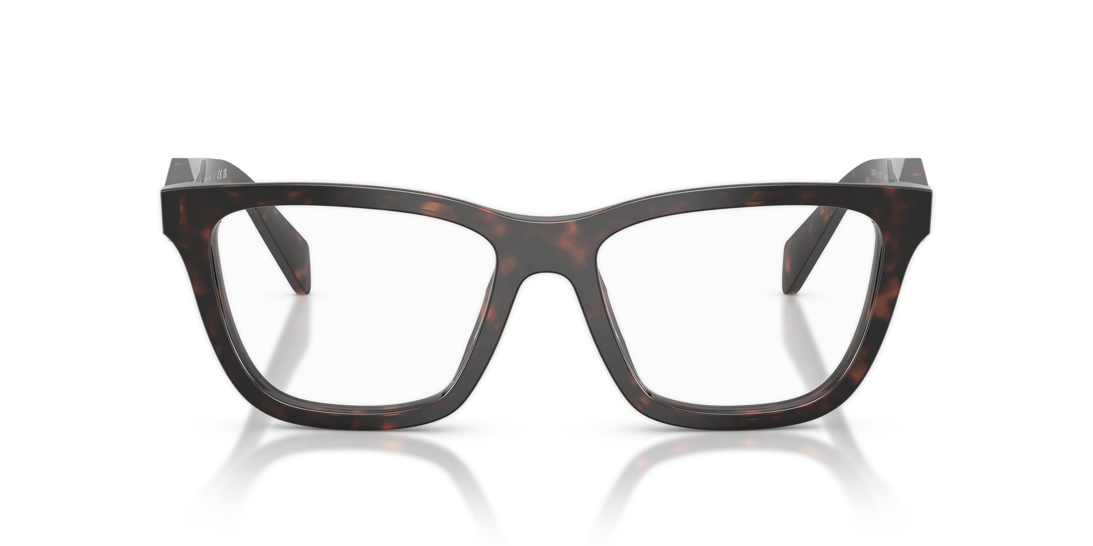 Prada PR C10V 17N1O1 Montature da vista Acetato Tartaruga Farfalla Normale - immagine 3