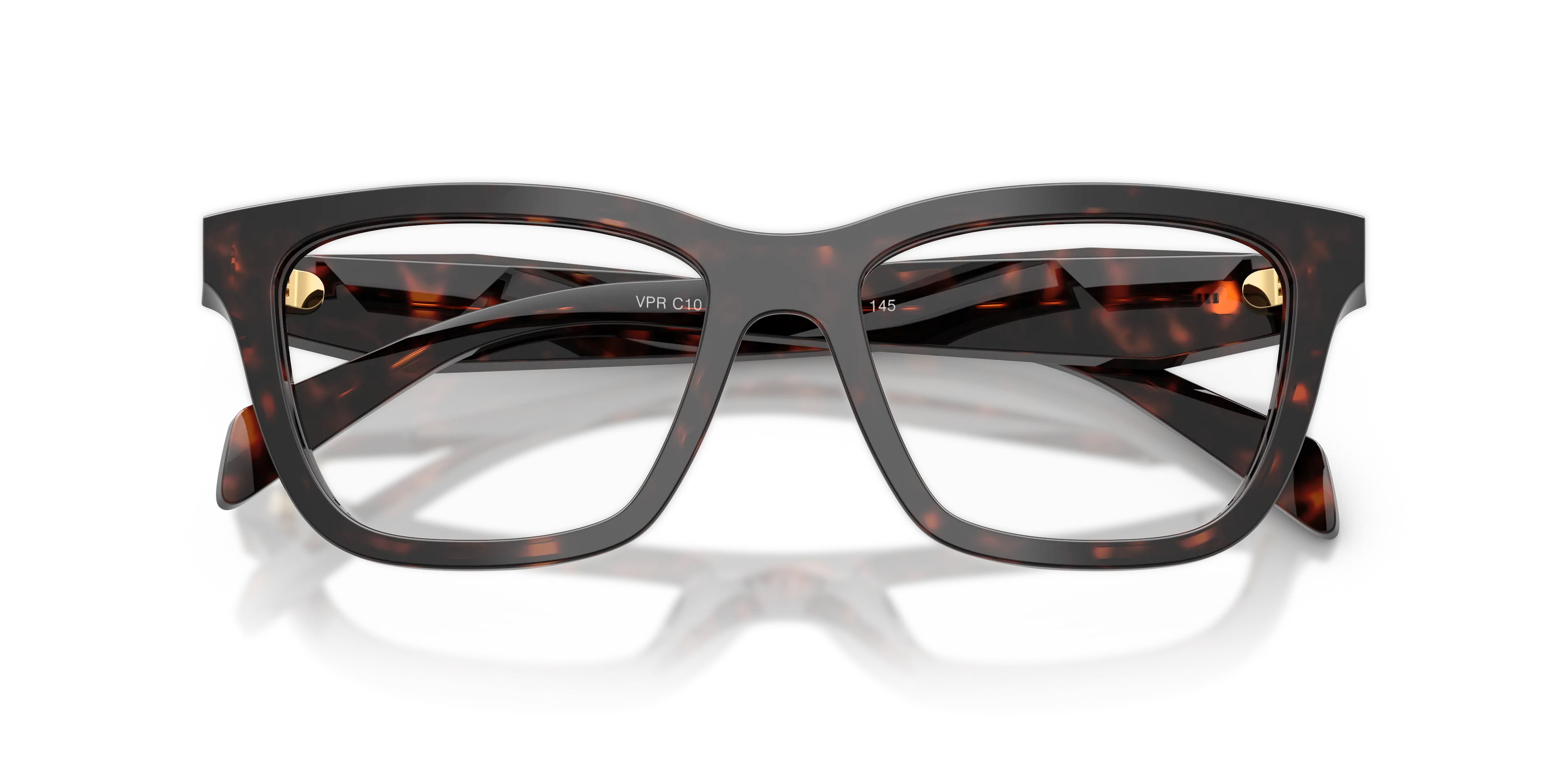 Prada PR C10V 17N1O1 Montature da vista Acetato Tartaruga Farfalla Normale - immagine 2