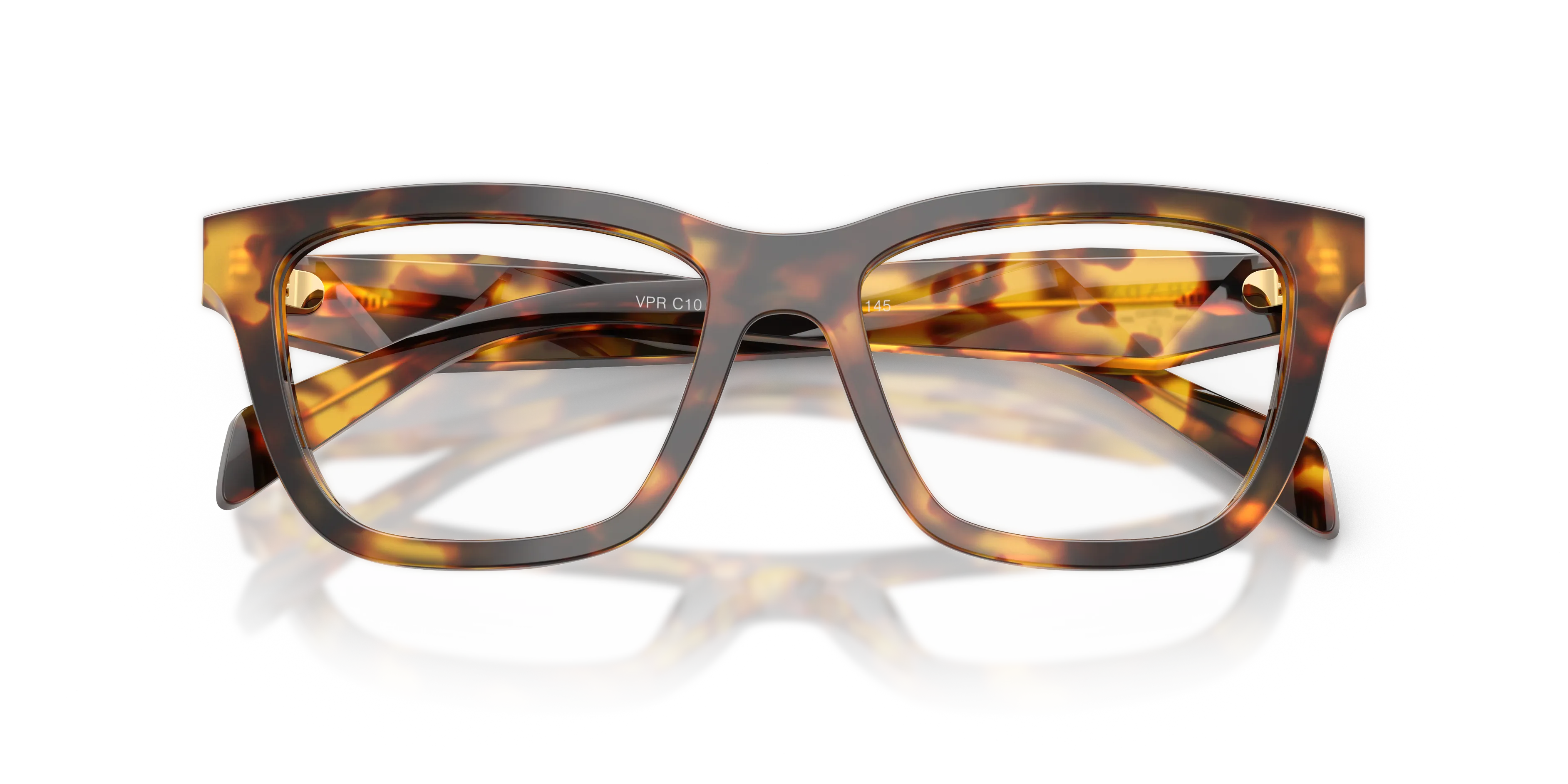 Prada PR C10V 14L1O1 Montature da vista Acetato Tartaruga Farfalla Normale - immagine 2