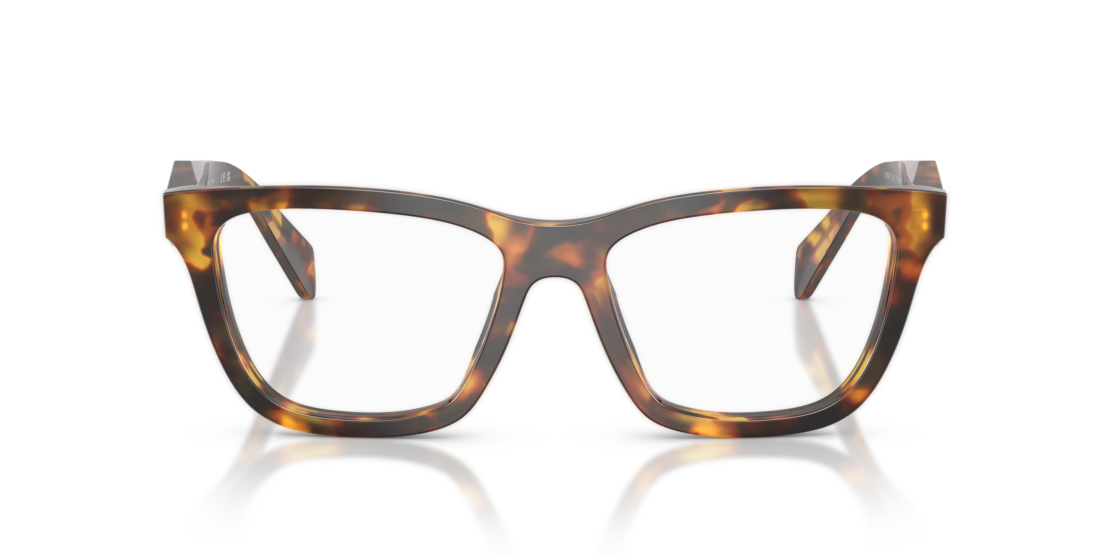 Prada PR C10V 14L1O1 Montature da vista Acetato Tartaruga Farfalla Normale - immagine 3