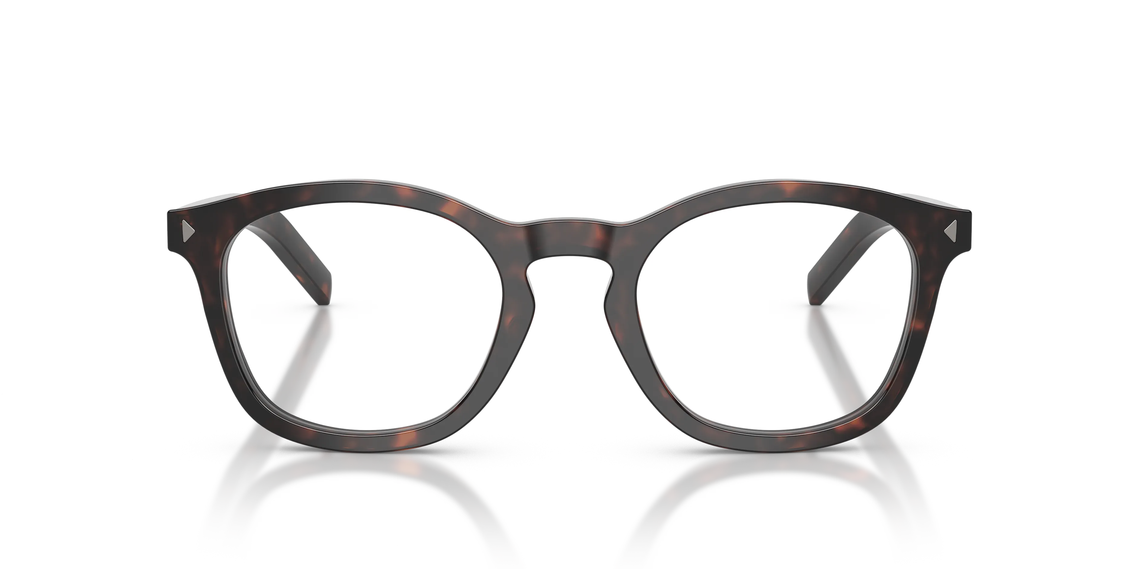Prada PR C04V 17N1O1 Montature da vista Acetato Tartaruga Pillow Normale - immagine 3