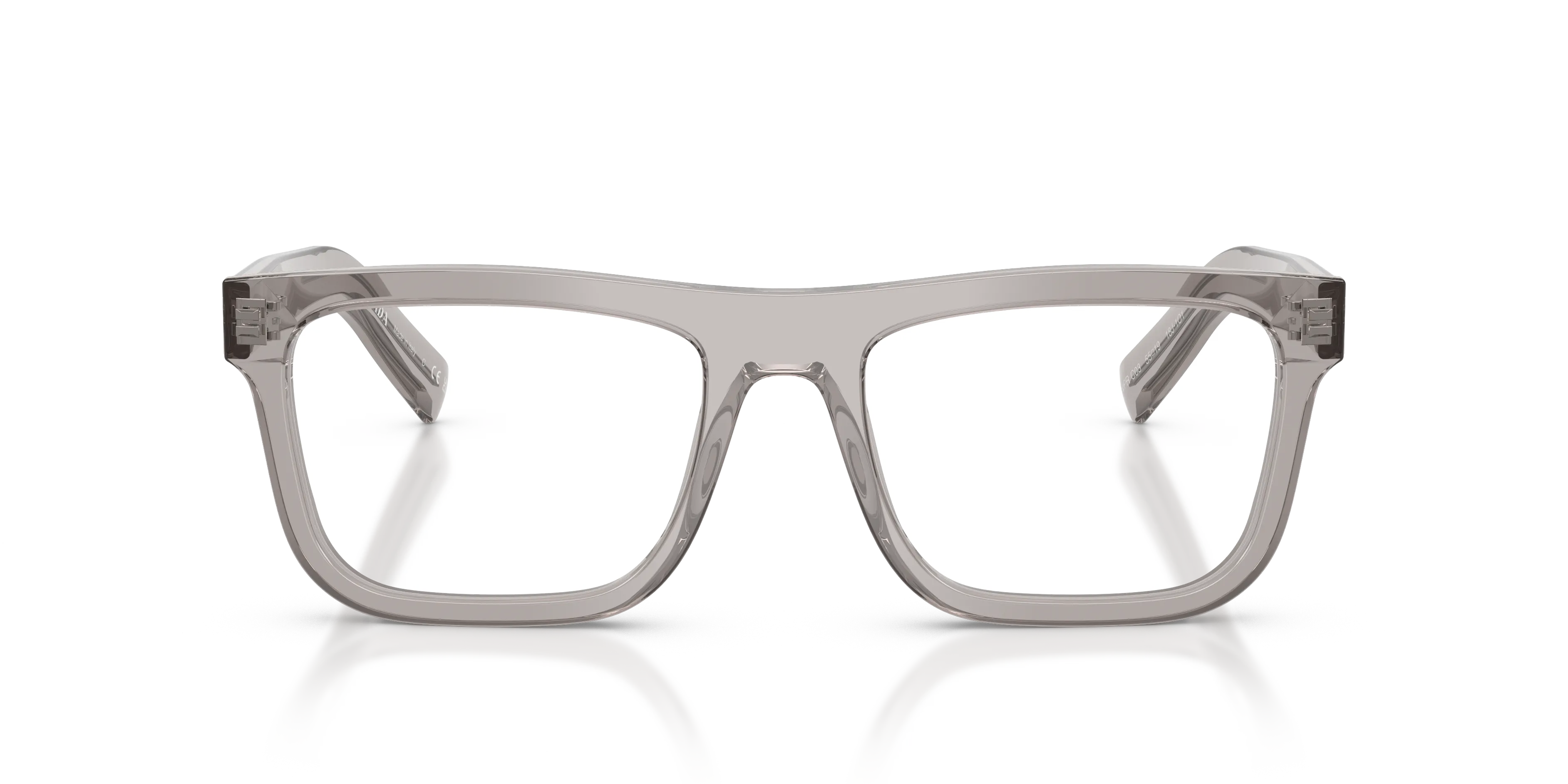 Prada PR C03V 18J1O1 Montature da vista Acetato Grigio Pillow Normale - immagine 3