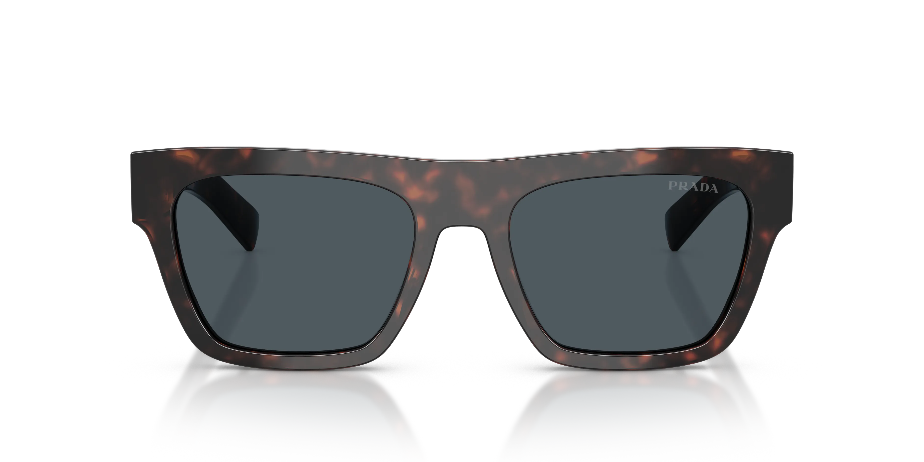 Prada PR C03S 17N70B Occhiali da sole Acetato Tartaruga Grigio Squadrata Normale - immagine 3