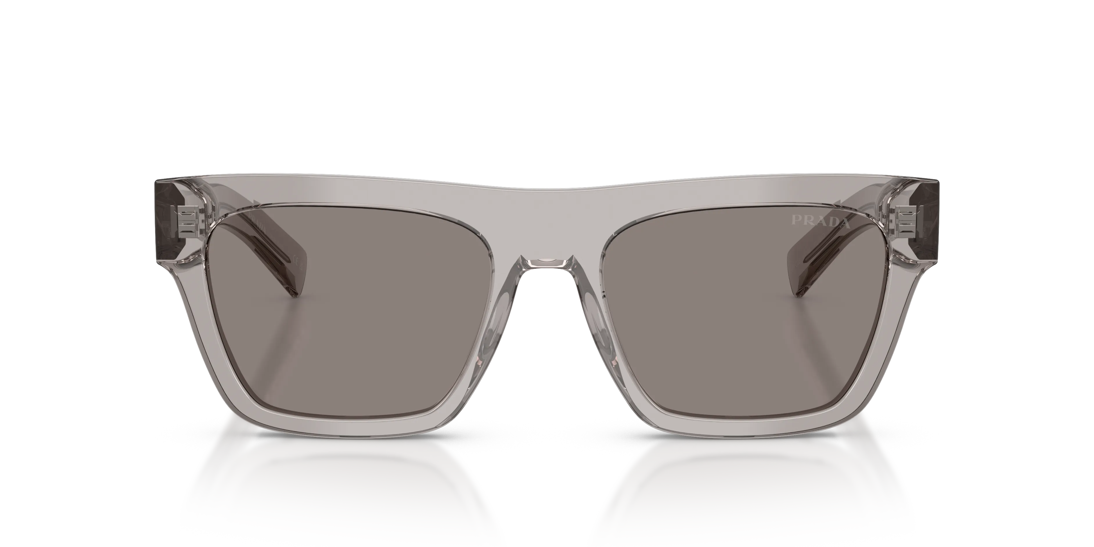 Prada PR C03S 10J80Q Occhiali da sole Acetato Grigio Grigio Squadrata Normale - immagine 3