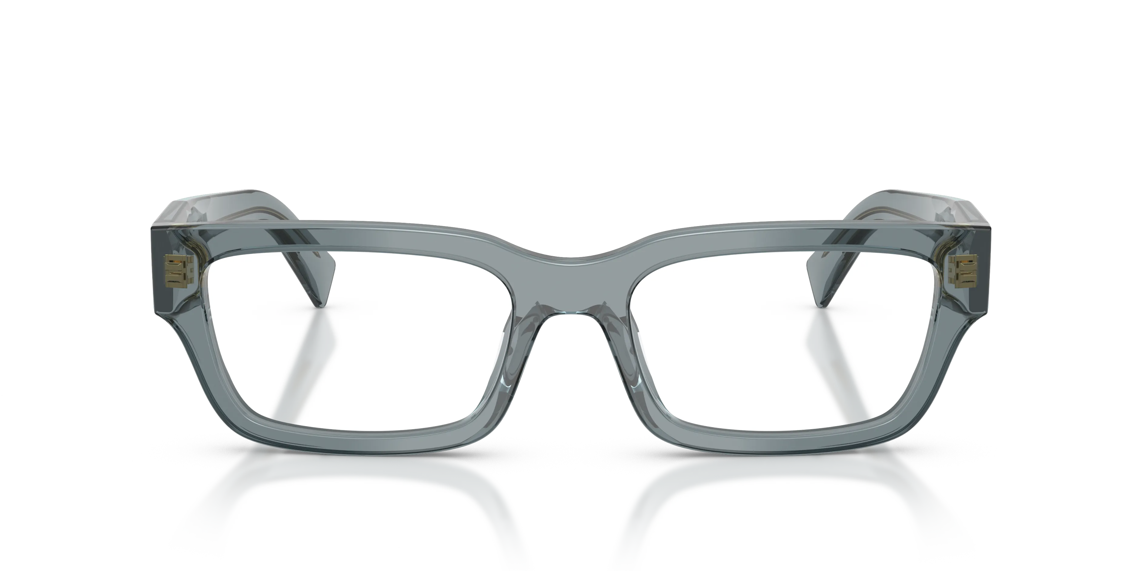 Prada PR C02V 17T1O1 Montature da vista Acetato Blu Pillow Normale - immagine 3