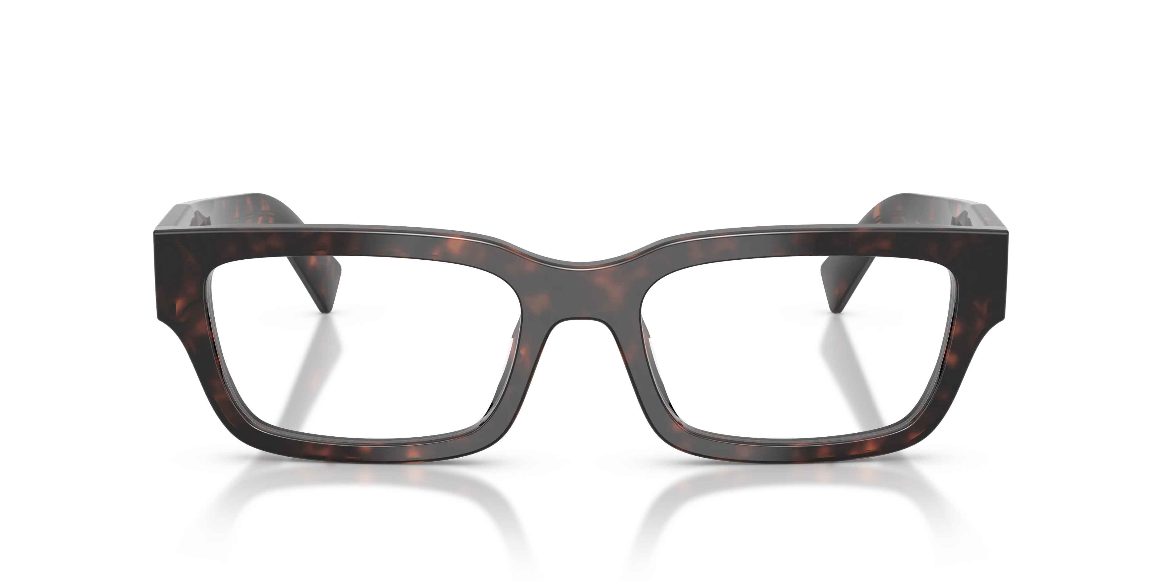 Prada PR C02V 17N1O1 Montature da vista Acetato Tartaruga Pillow Normale - immagine 3