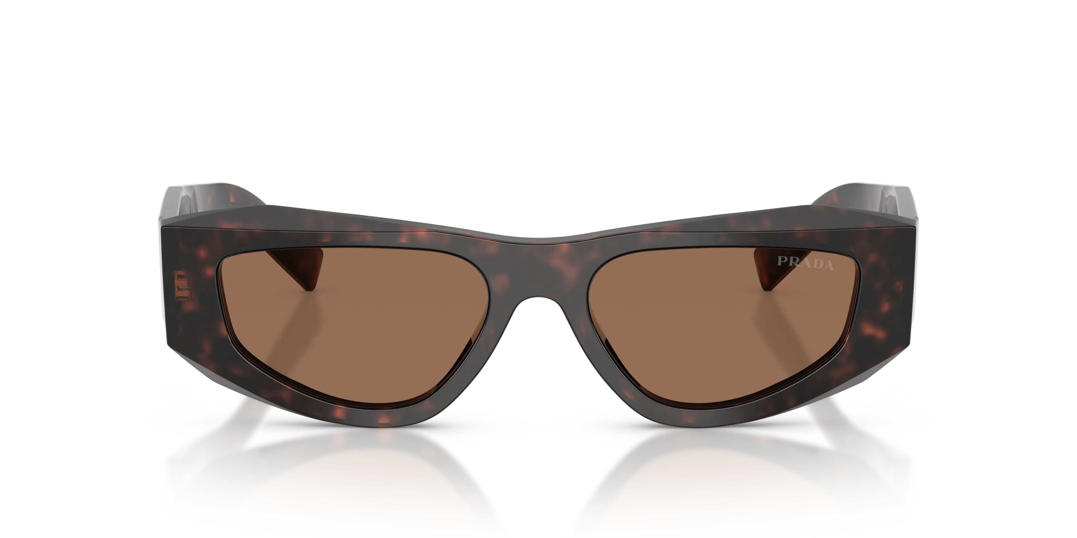 Prada PR B19S 17N06B Occhiali da sole Acetato Tartaruga Marrone Pillow Normale - immagine 3