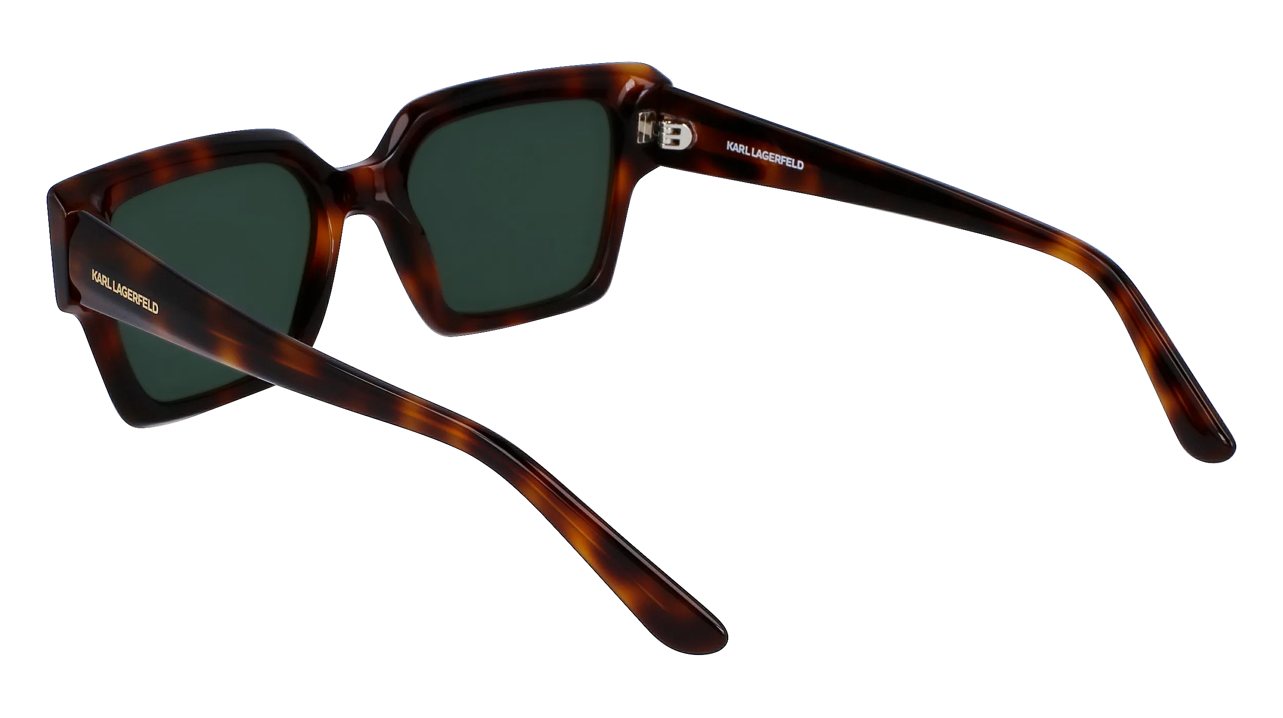 Karl Lagerfeld KL6089S 240 Occhiali da sole Acetato Havana Verde Squadrata Normale Fotocromatiche - immagine 4