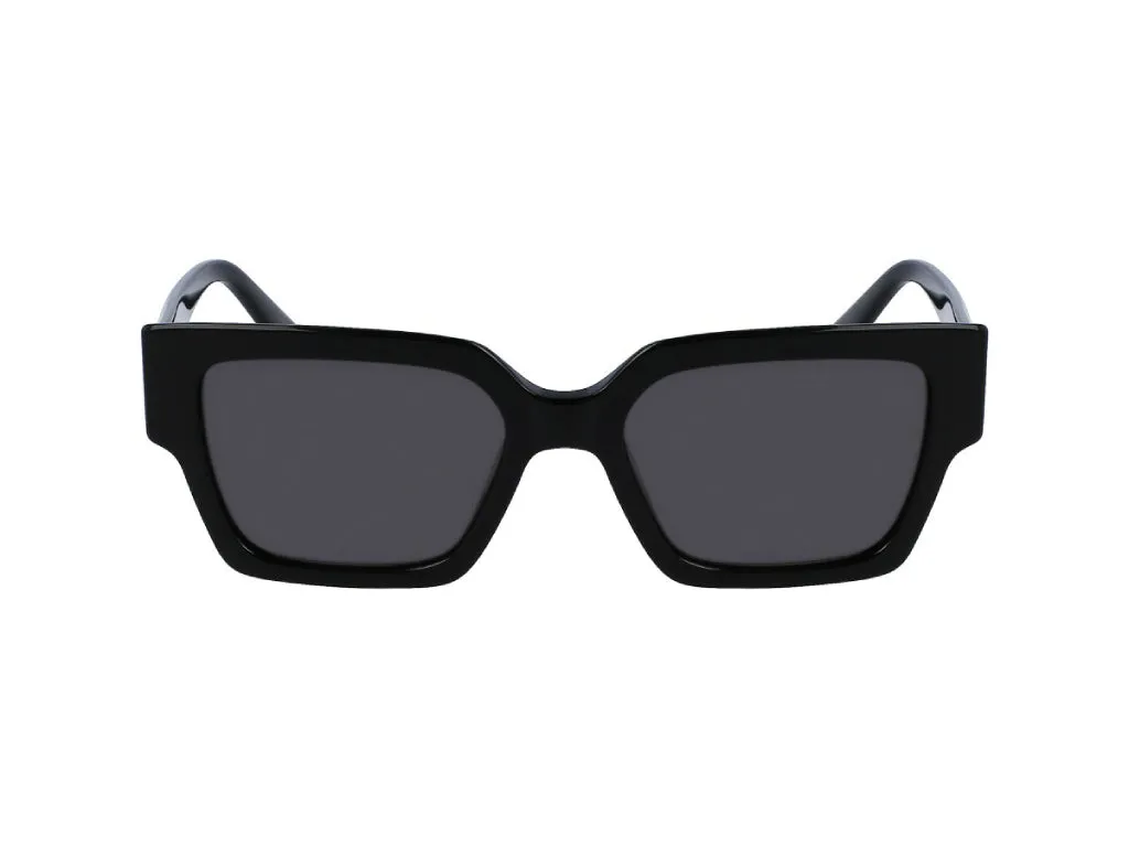 Karl Lagerfeld KL6089S 001 Occhiali da sole Acetato Nero Grigio Squadrata Normale Fotocromatiche - immagine 2