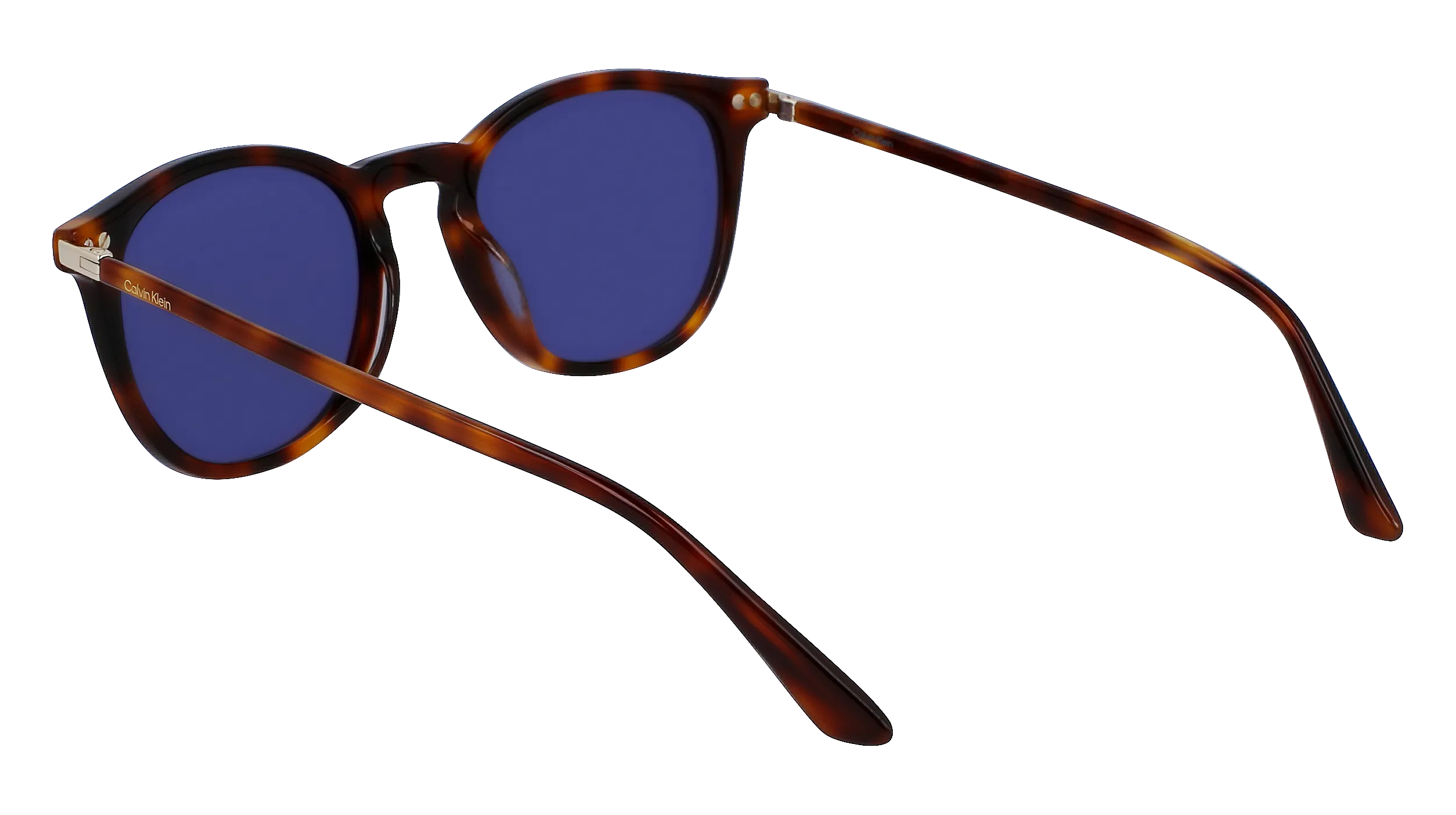 Calvin Klein CK22533S 220 Occhiali da sole Acetato Havana Blu Geometrica Normale Fotocromatiche - immagine 4