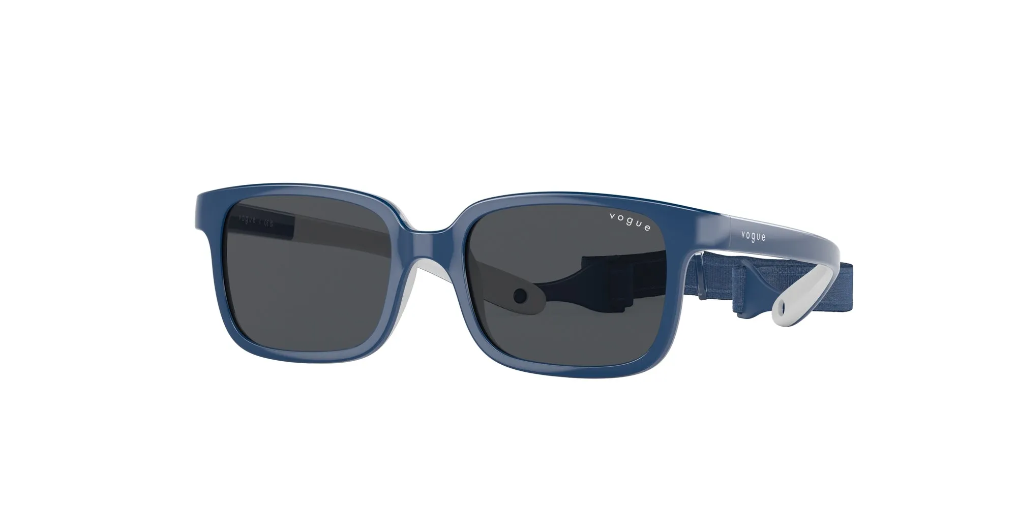 VOGUE EYEWEAR VJ2017 297487 Occhiali da sole bambino Iniettato Blu Grigio Pillow Normale - immagine 1