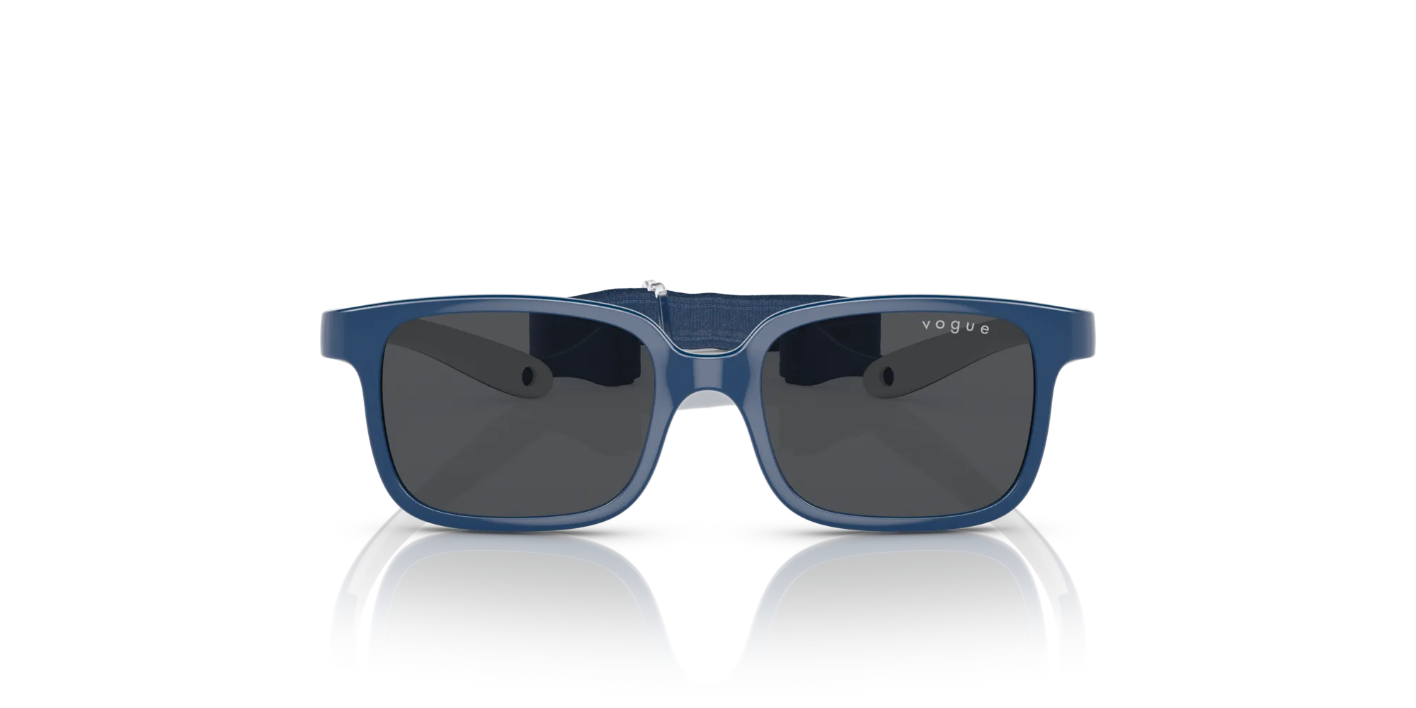 VOGUE EYEWEAR VJ2017 297487 Occhiali da sole bambino Iniettato Blu Grigio Pillow Normale - immagine 3