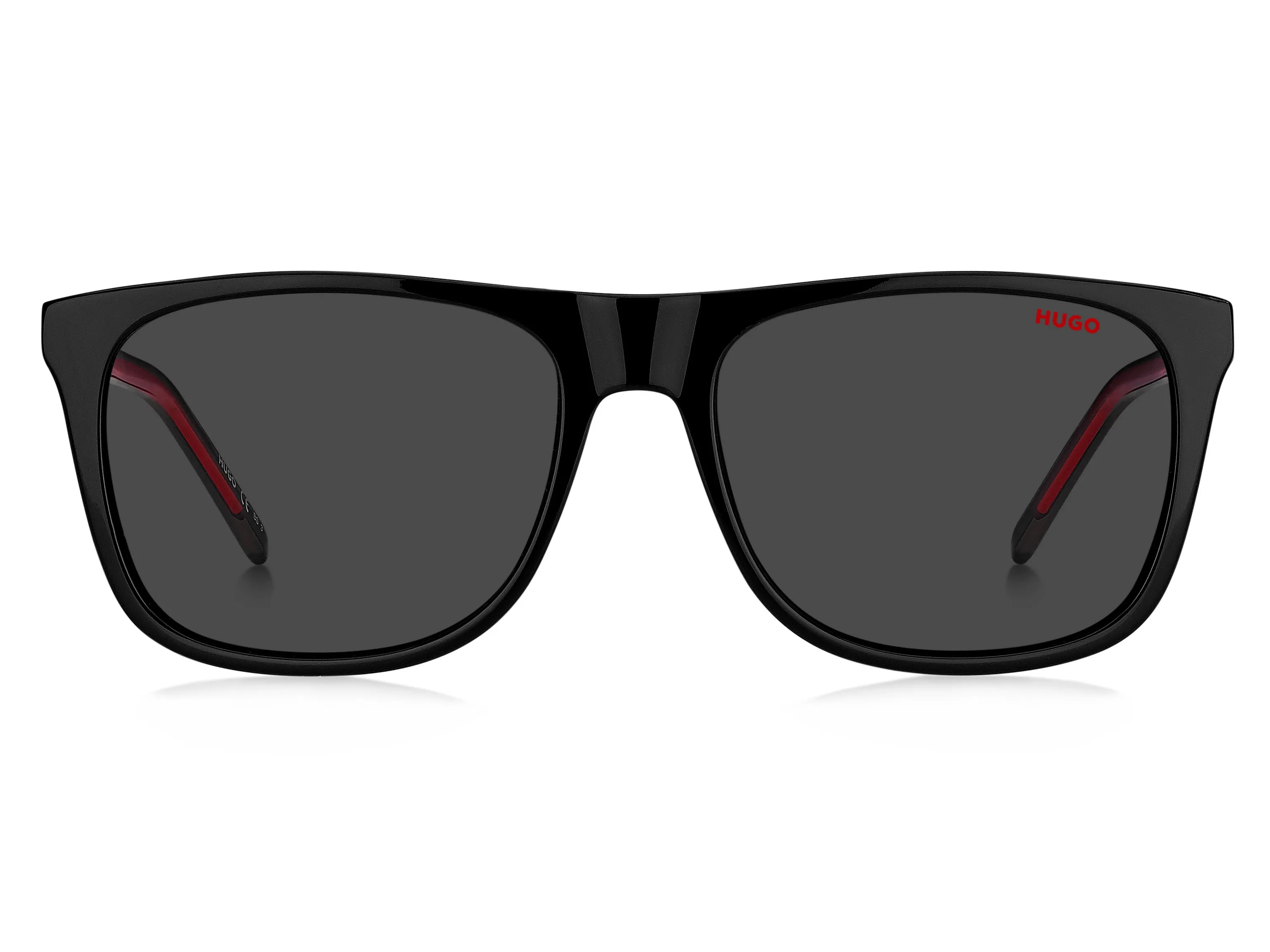 Hugo Boss HG 1194/S 807/IR Occhiali da sole Acetato Nero Grigio Squadrata - immagine 2