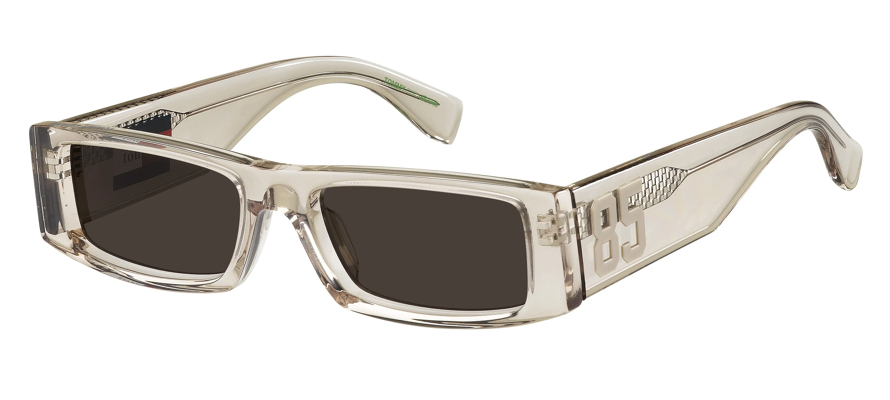 Tommy Hilfiger TJ 0092/S 10A/70 Occhiali da sole Bio-acetato Beige Marrone Squadrata - immagine 1
