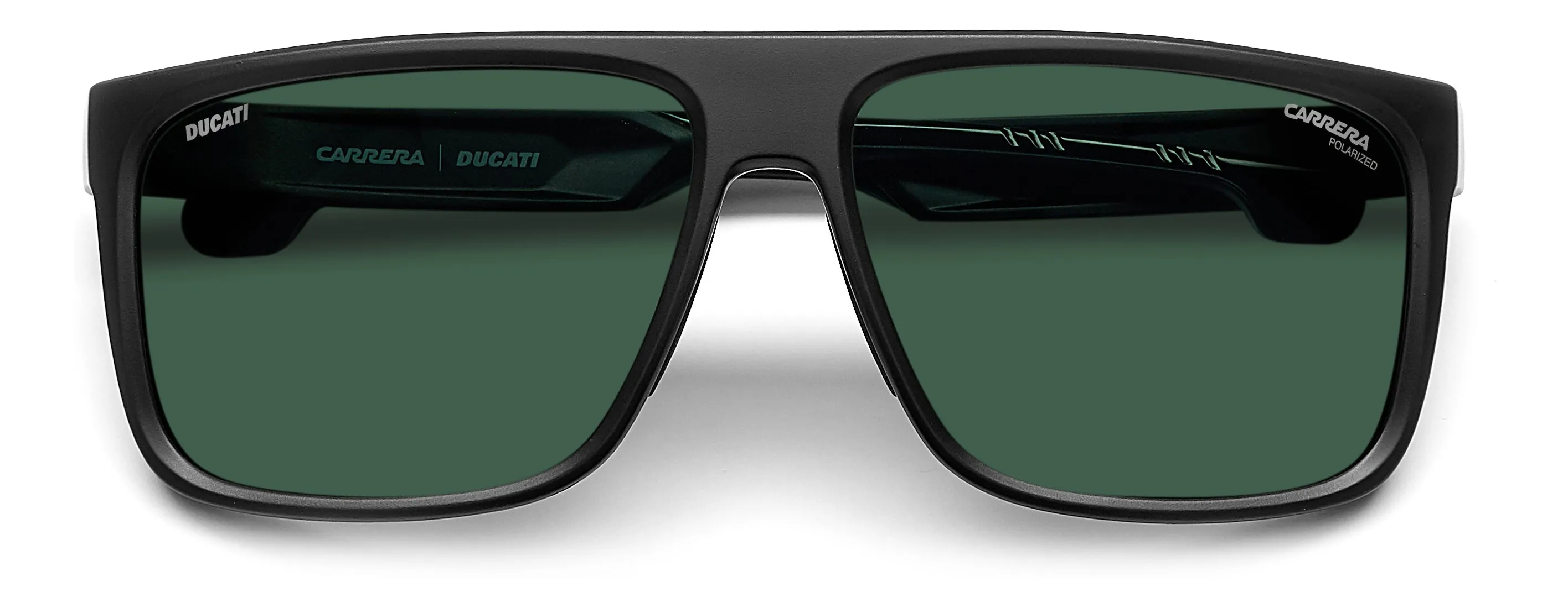 Carrera Ducati CARDUC 011/S 003/UC Occhiali da sole Plastica Nero-opaco Verde Squadrata Polarizzata - immagine 3