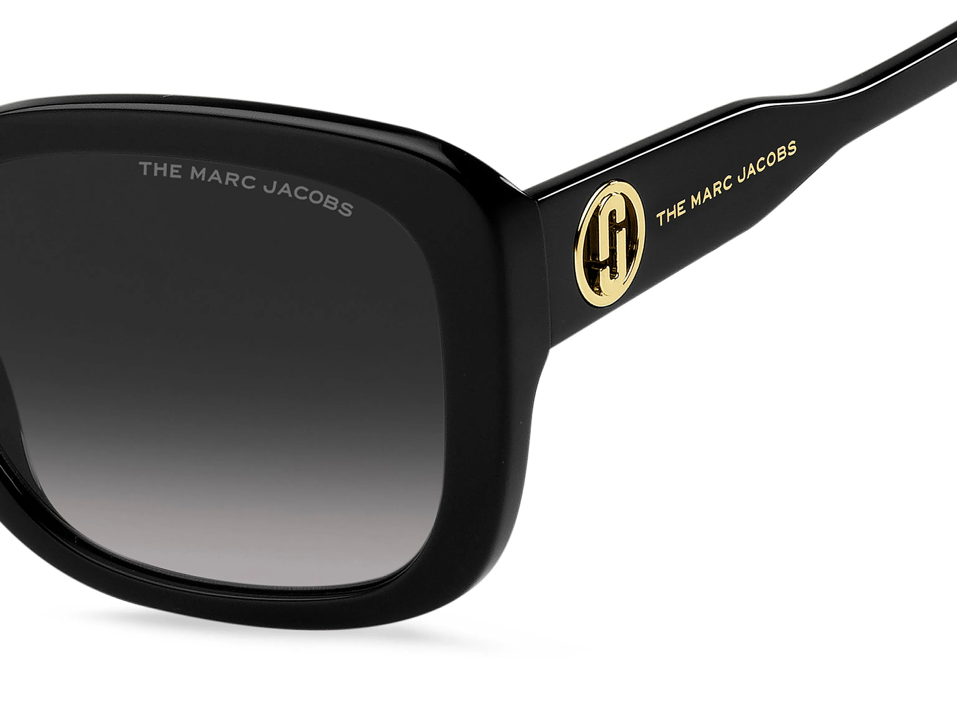 Marc Jacobs MARC 625/S 807/9O Occhiali da sole Plastica Nero Grigio Farfalla Sfumato - immagine 3