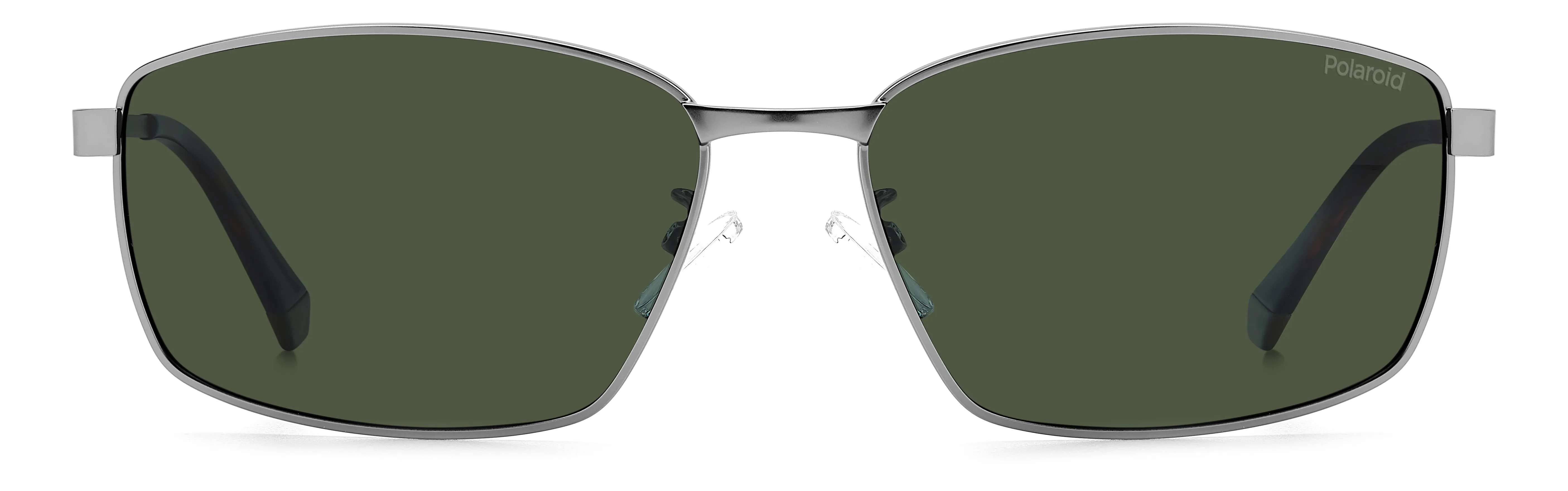Polaroid PLD 2137/G/S/X R81/UC Occhiali da sole Acciaio Argento Opaco Verde Squadrata Polarizzata - immagine 2