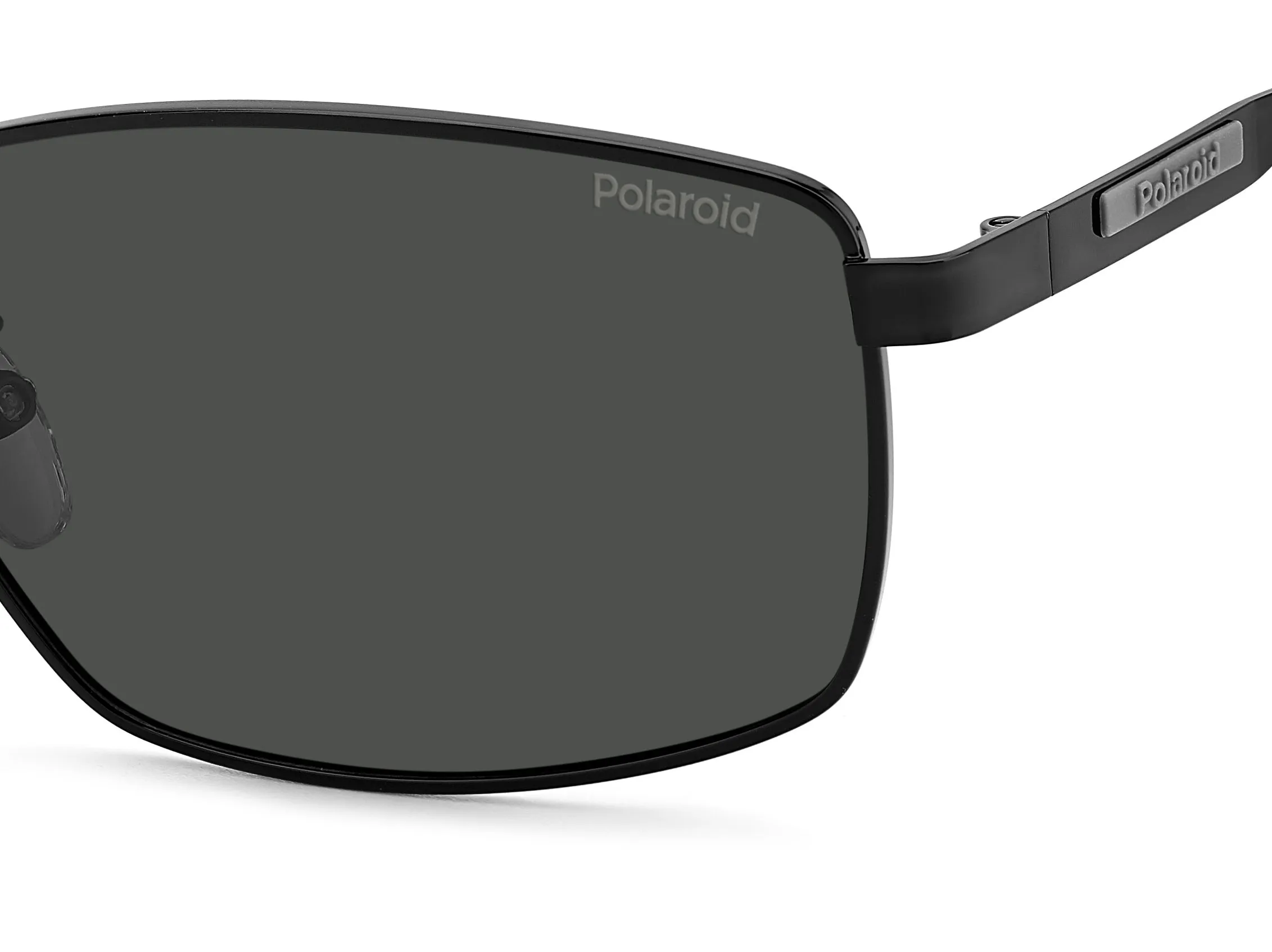 Polaroid PLD 2137/G/S/X 807/M9 Occhiali da sole Acciaio Nero Grigio Squadrata Polarizzata - immagine 4
