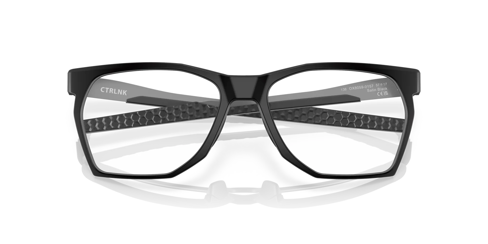 Oakley OX8059 CTRLNK 805901 Montature da vista O_Matter Nero Trasparente Squadrata Normale - immagine 2