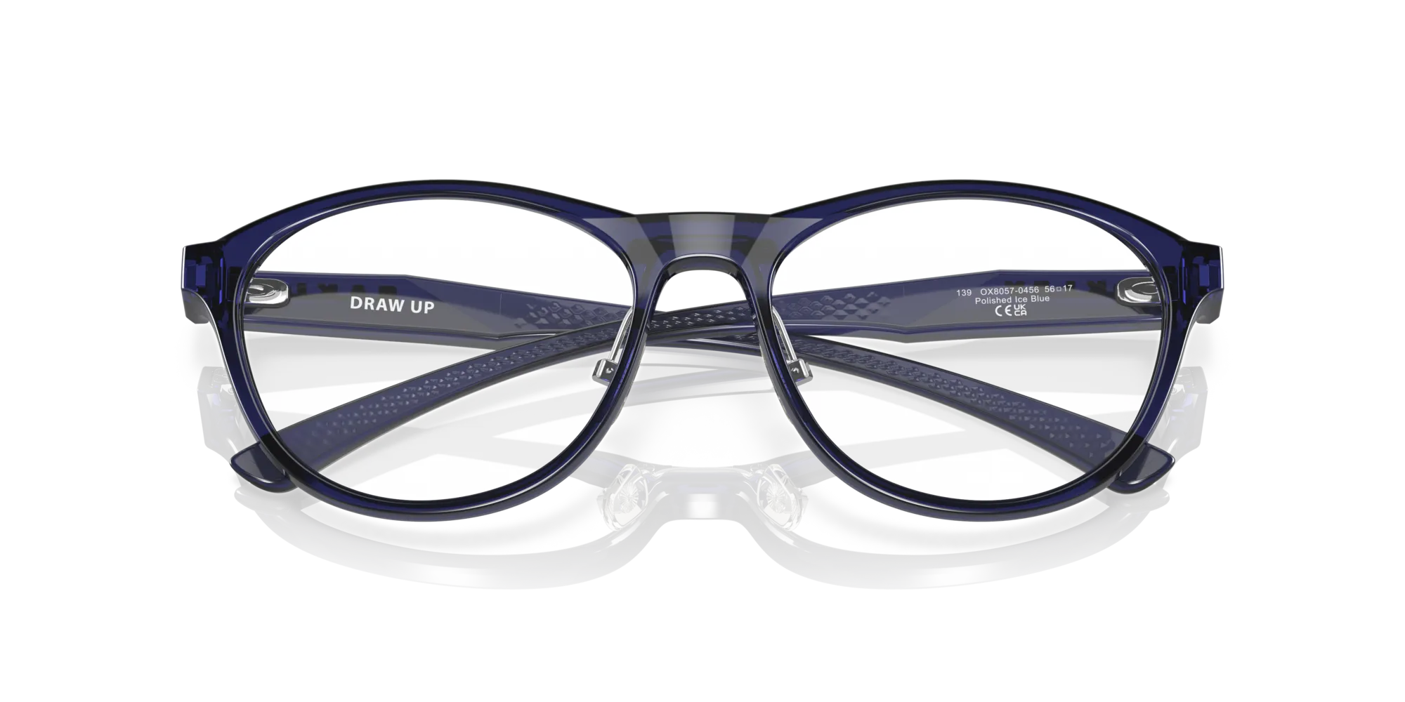 Oakley OX8057 DRAW UP 805704 Montature da vista O_Matter Blu Rotonda Normale - immagine 2