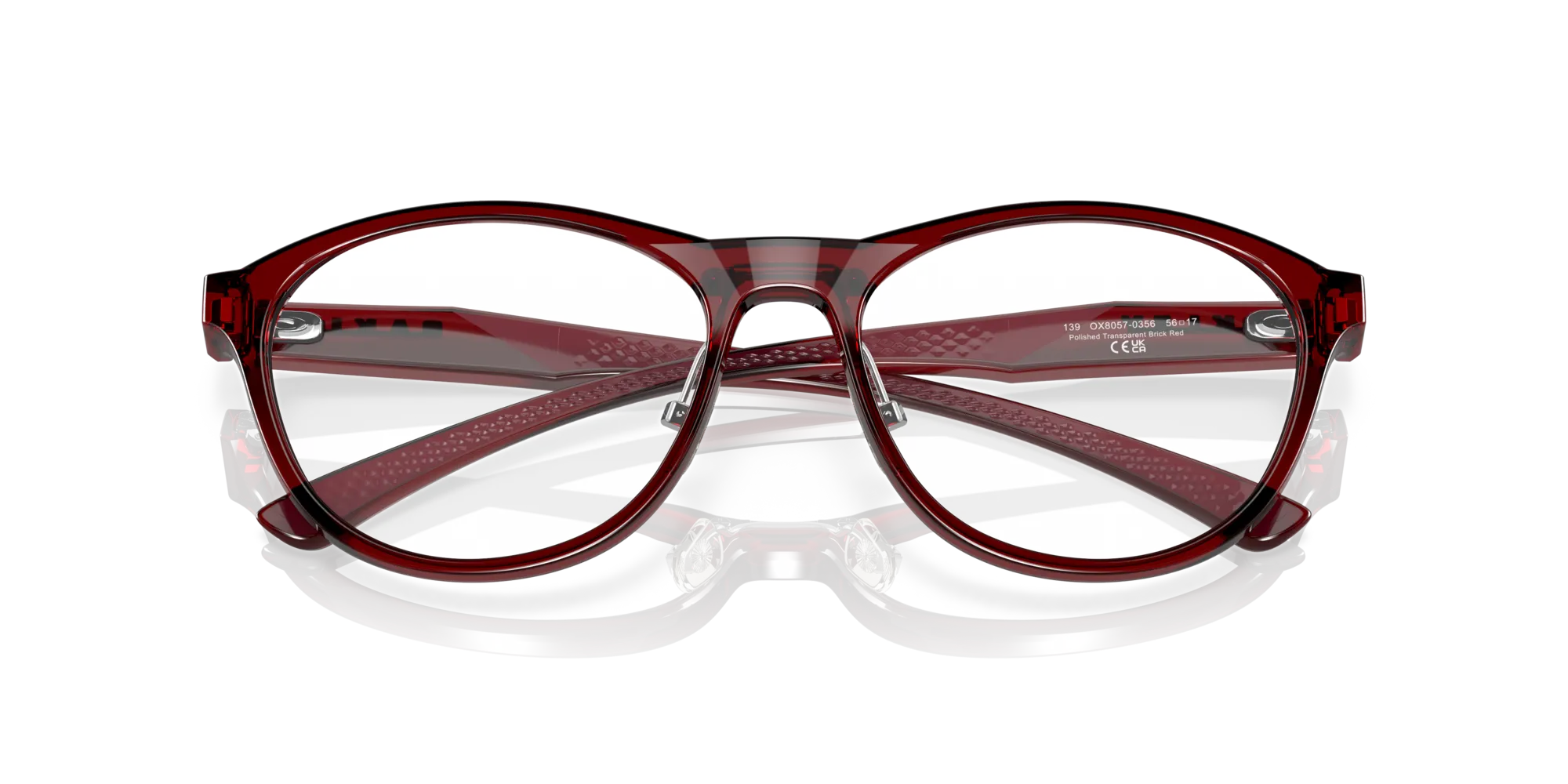 Oakley OX8057 DRAW UP 805703 Montature da vista O_Matter Rosso Rotonda Normale - immagine 2