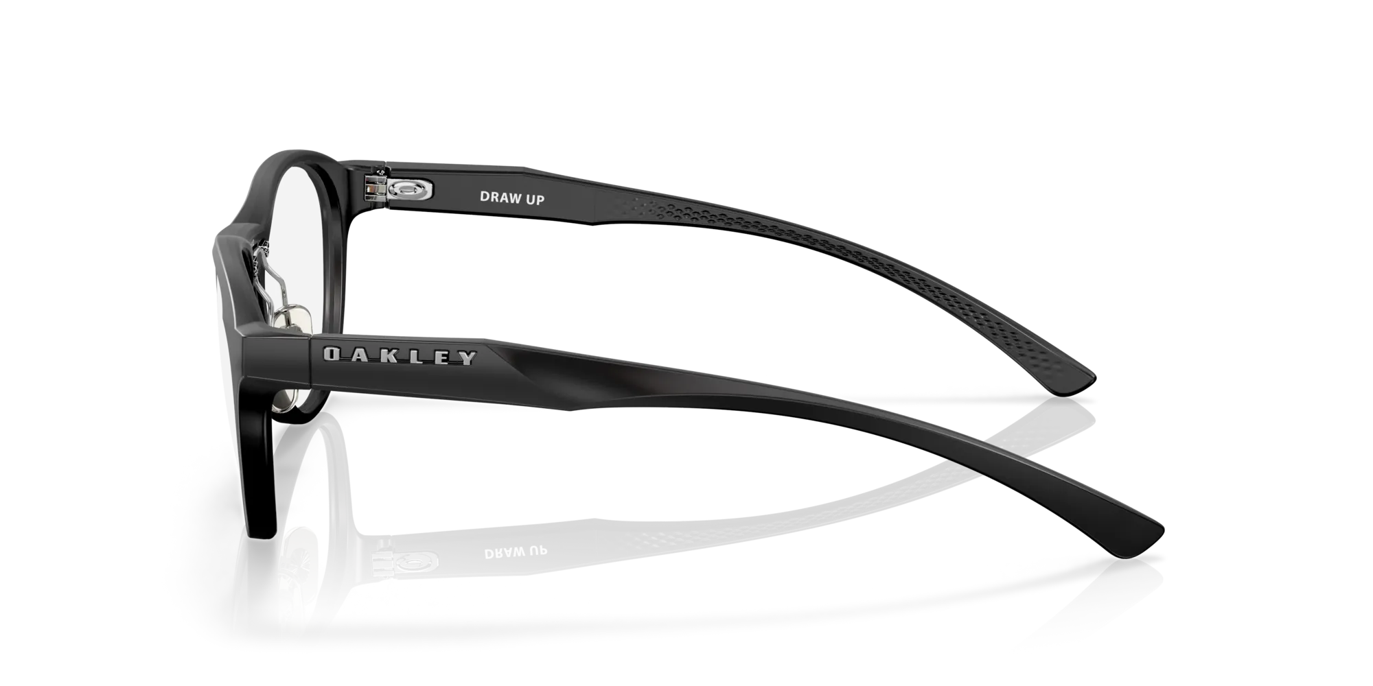 Oakley OX8057 DRAW UP 805701 Montature da vista O_Matter Nero Trasparente Rotonda Normale - immagine 4