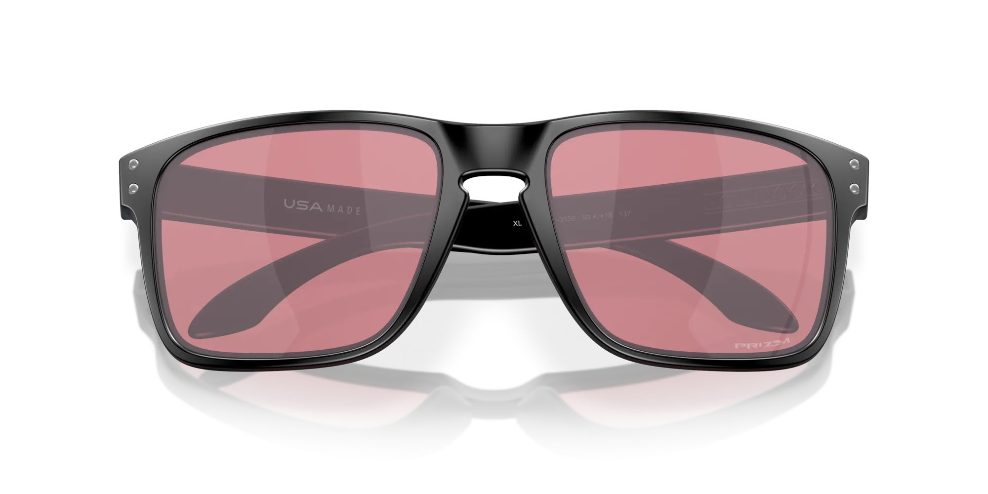 Oakley OO9417 HOLBROOK XL 941735 Occhiali da sole O_Matter Nero Viola Squadrata Normale Prizm - immagine 2