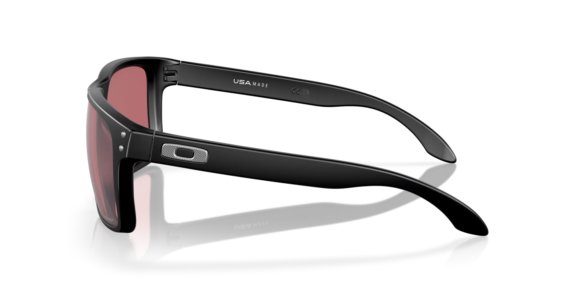 Oakley OO9417 HOLBROOK XL 941735 Occhiali da sole O_Matter Nero Viola Squadrata Normale Prizm - immagine 4