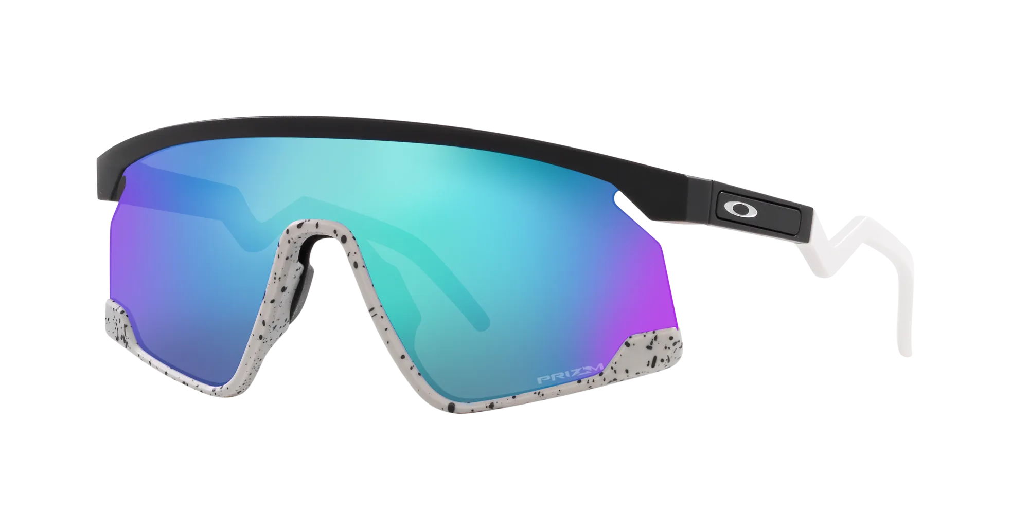 Oakley OO9280 BXTR 928003 Occhiali da sole O_Matter Nero Blu Maschera Normale Prizm - immagine 3