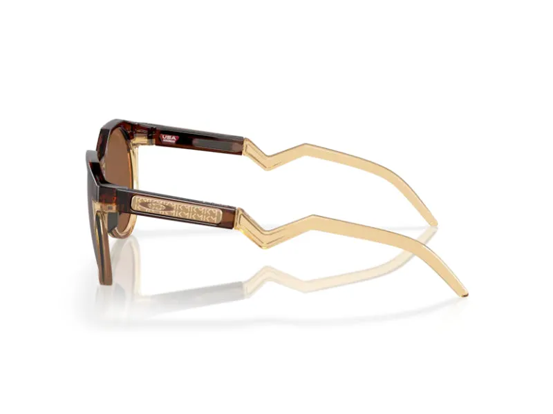 Oakley OO9242 HSTN 924207 Occhiali da sole O_Matter Marrone Marrone Rotonda Normale Prizm - immagine 3