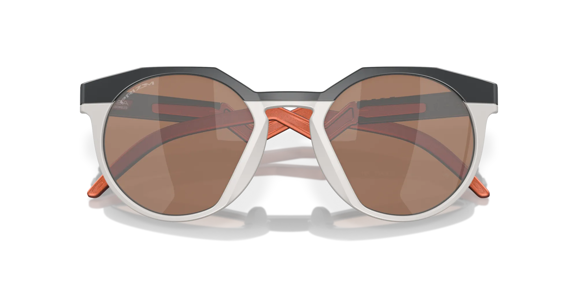 Oakley OO9242 HSTN 924206 Occhiali da sole O_Matter Grigio Marrone Rotonda Normale Prizm - immagine 2