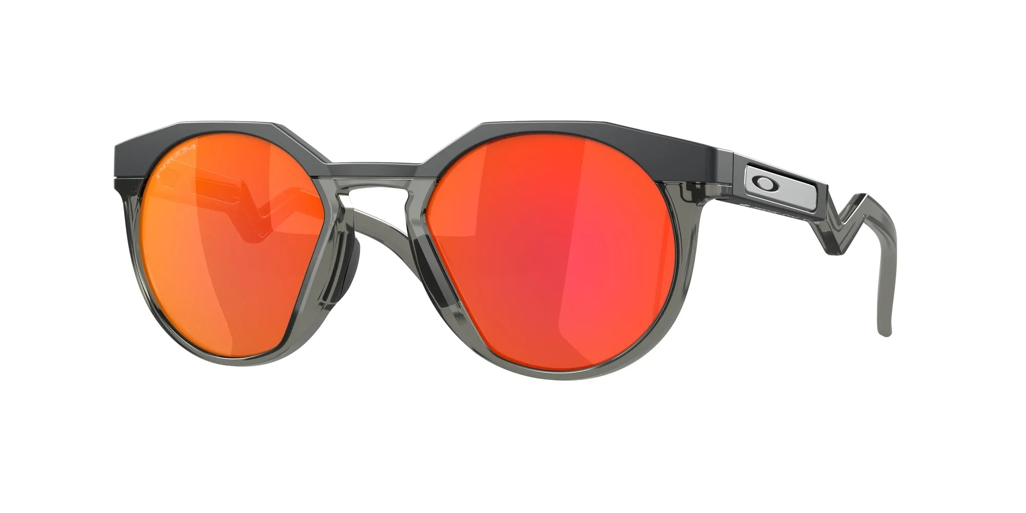 Oakley OO9242 HSTN 924202 Occhiali da sole O_Matter Grigio Rosso Rotonda Normale Prizm - immagine 1