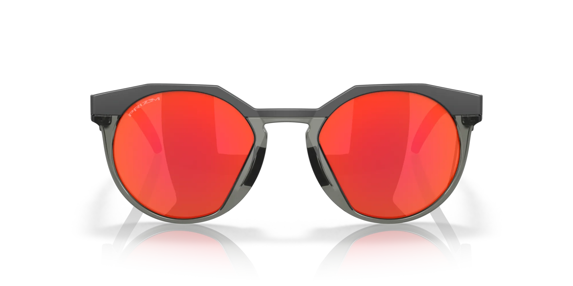 Oakley OO9242 HSTN 924202 Occhiali da sole O_Matter Grigio Rosso Rotonda Normale Prizm - immagine 3