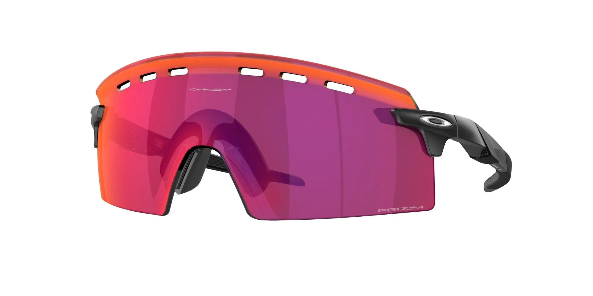 Oakley OO9235 ENCODER STRIKE VENTED 923502 Occhiali da sole O_Matter Nero Viola Maschera Normale Prizm - immagine 1