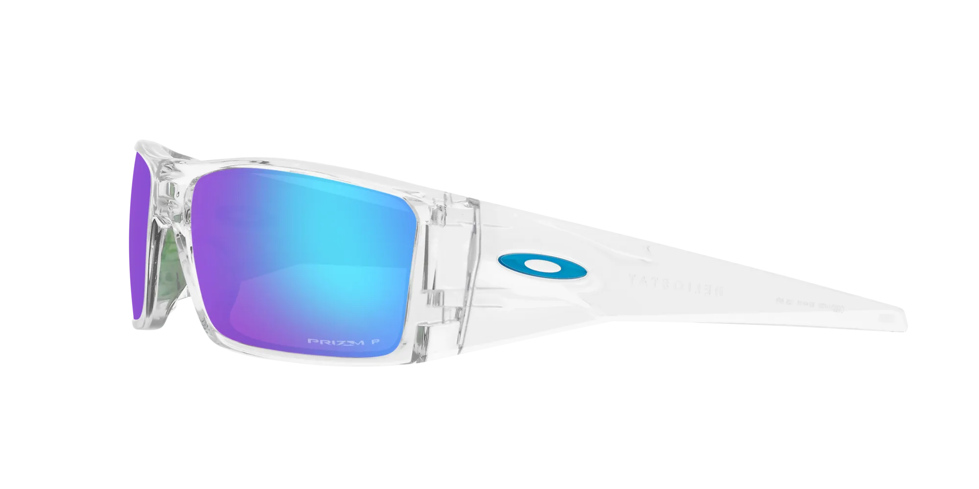 Oakley OO9231 HELIOSTAT 923107 Occhiali da sole O_Matter Trasparente Blu Squadrata Polarizzata Prizm - immagine 4