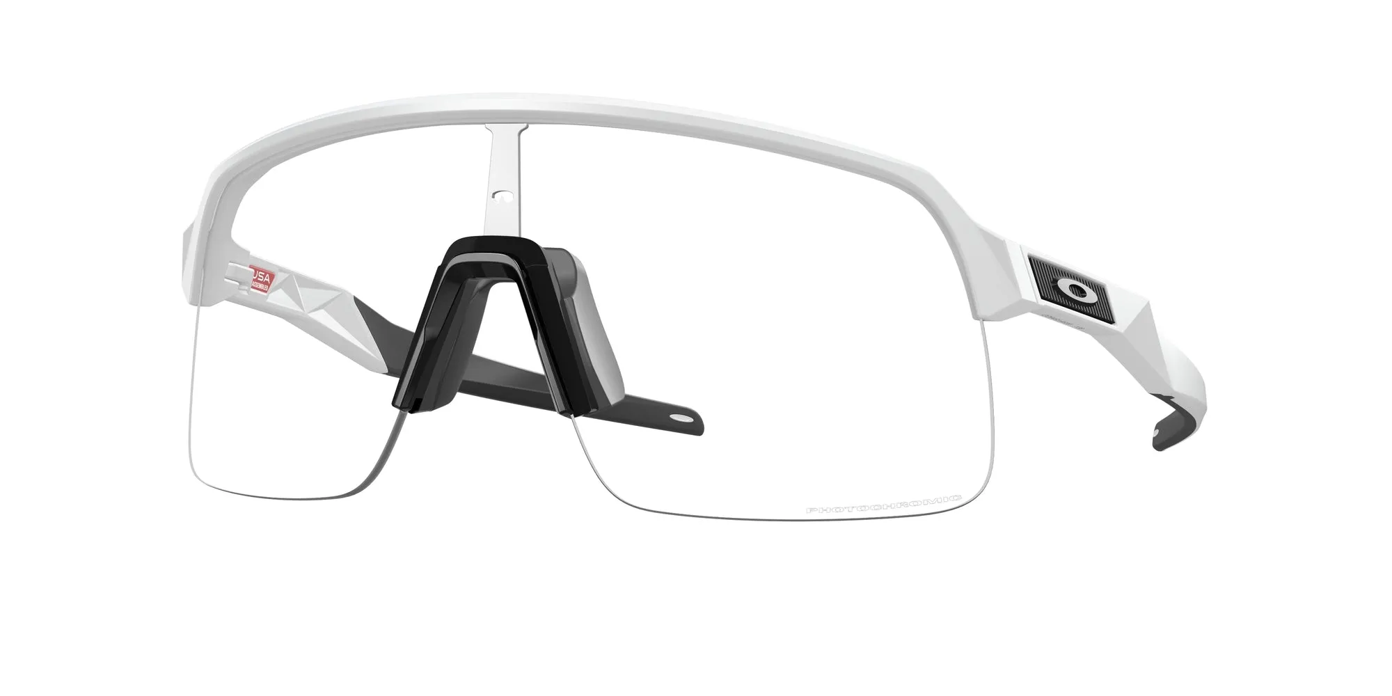 Oakley OO9463 SUTRO LITE 946346 Occhiali da sole O_Matter Bianco Grigio Maschera Fotocromatiche Fotocromatica - immagine 1