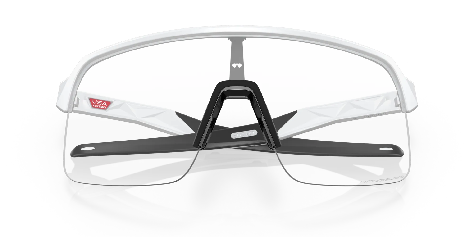 Oakley OO9463 SUTRO LITE 946346 Occhiali da sole O_Matter Bianco Grigio Maschera Fotocromatiche Fotocromatica - immagine 2