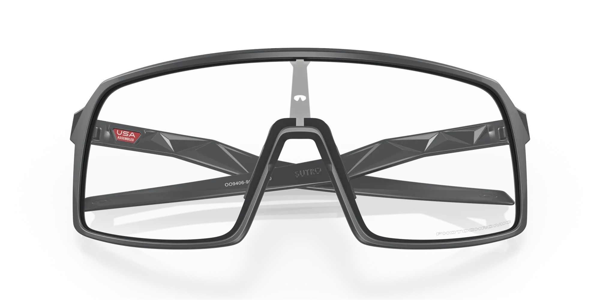 Oakley OO9406 SUTRO 940698 Occhiali da sole O_Matter Grigio Grigio Maschera Fotocromatiche Fotocromatica - immagine 2