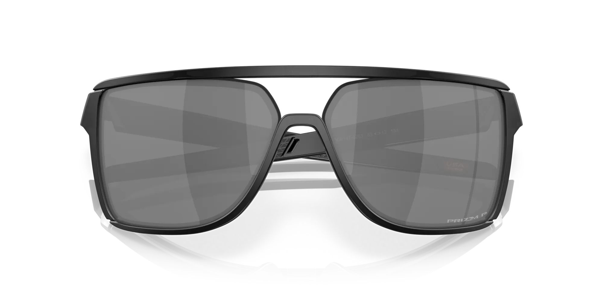 Oakley OO9147 CASTEL 914702 Occhiali da sole O_Matter Nero Grigio Squadrata Polarizzata Prizm - immagine 2