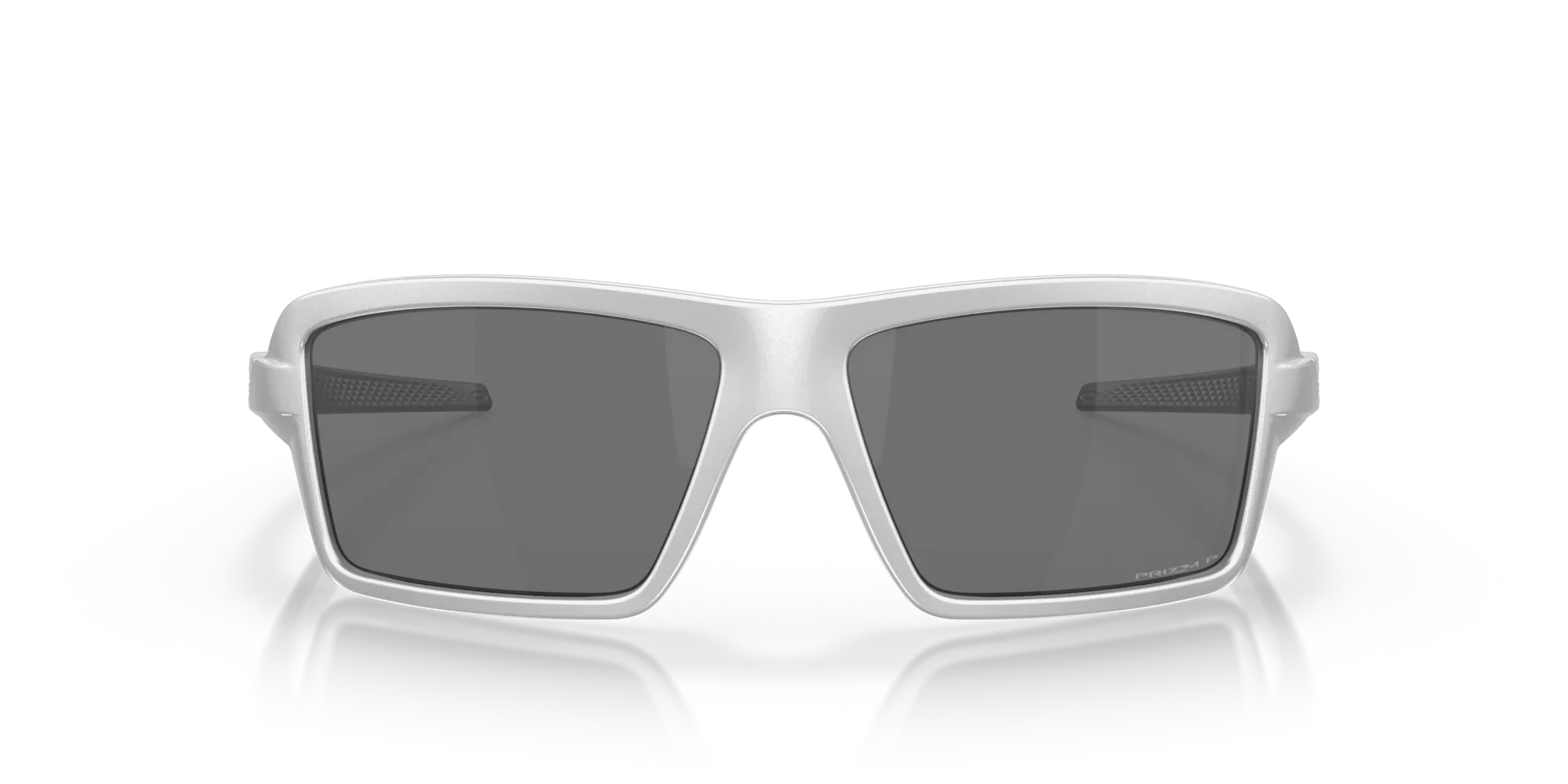 Oakley OO9129 CABLES 912912 Occhiali da sole Plastica Argento Nero Squadrata Polarizzata Prizm - immagine 3