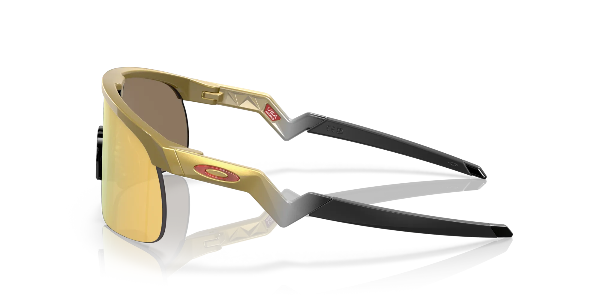 Oakley OJ9010 RESISTOR 901008 Occhiali da sole O_Matter Oro Oro Maschera Normale Prizm - immagine 4