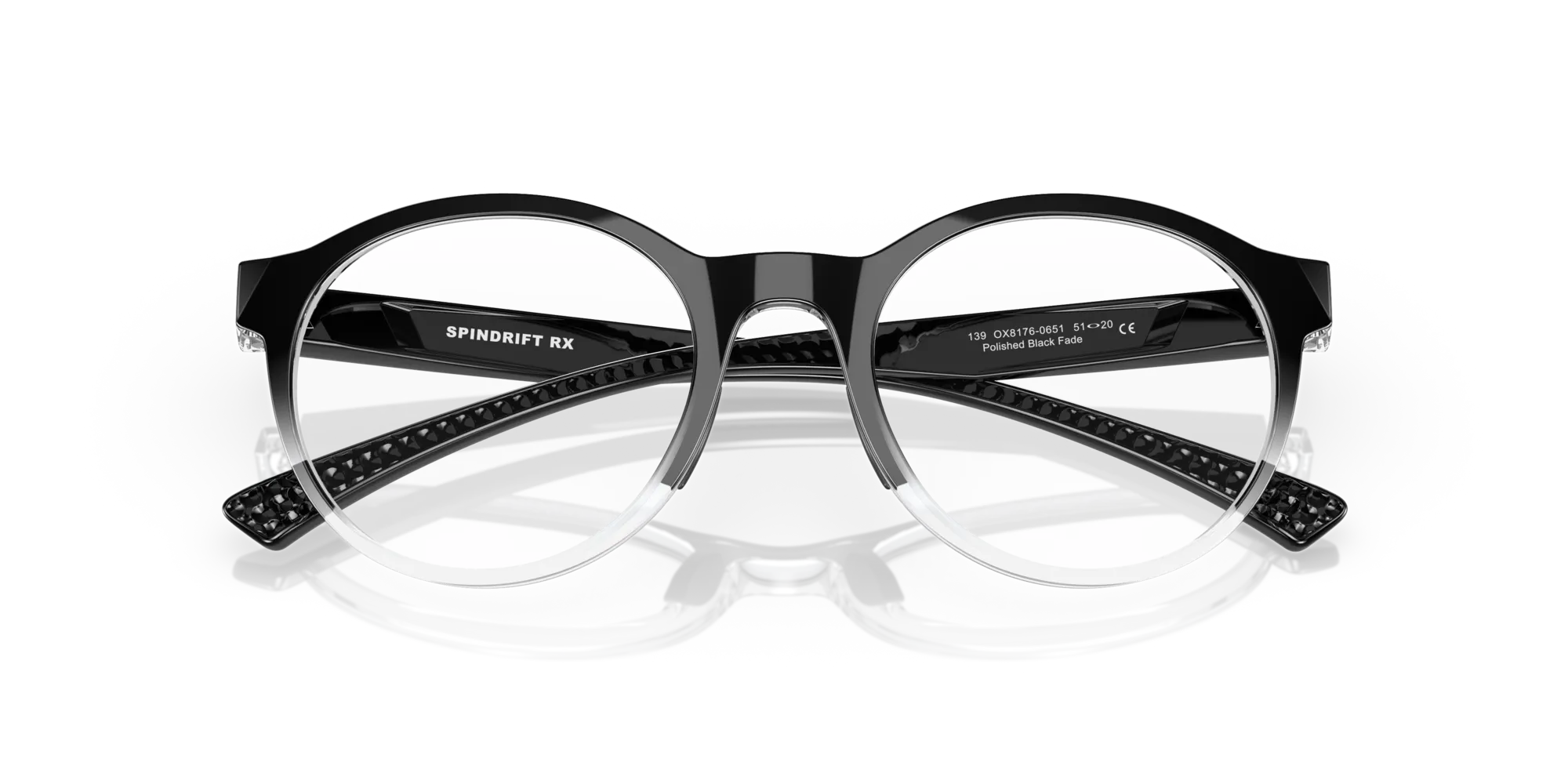 Oakley OX8176 SPINDRIFT RX 817606 Montature da vista O_Matter Nero Rotonda Normale - immagine 2